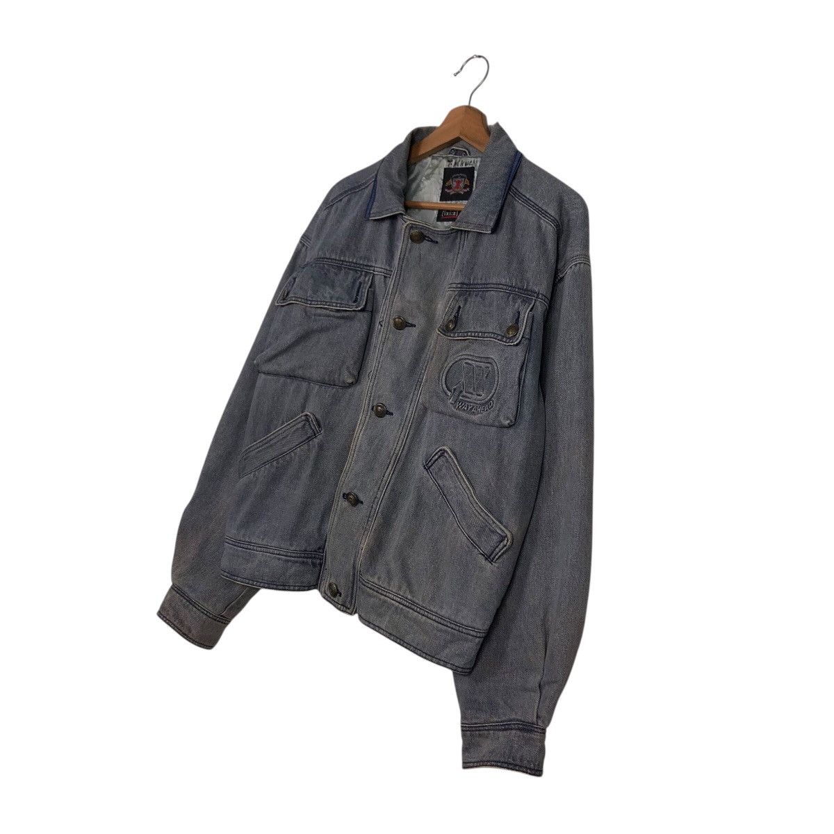 Japanese Brand Íxiz Made in Japan Wayahead Denim Jacket Issey Miyake Size US L / EU 52-54 / 3 - 3 Thumbnail