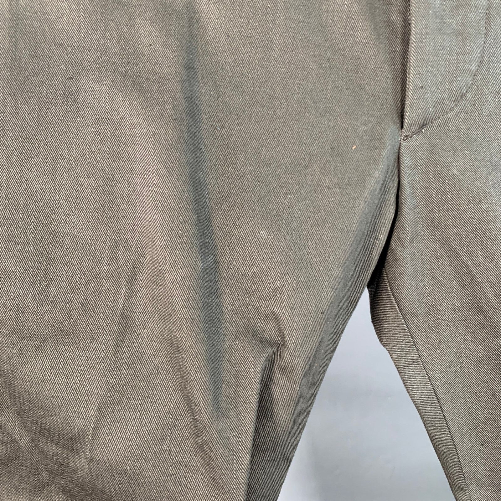 Ralph Lauren RRL by RALPH LAUREN Grey Cotton Selvedge Button Fly Pants Size US 36 / EU 52 - 3 Thumbnail