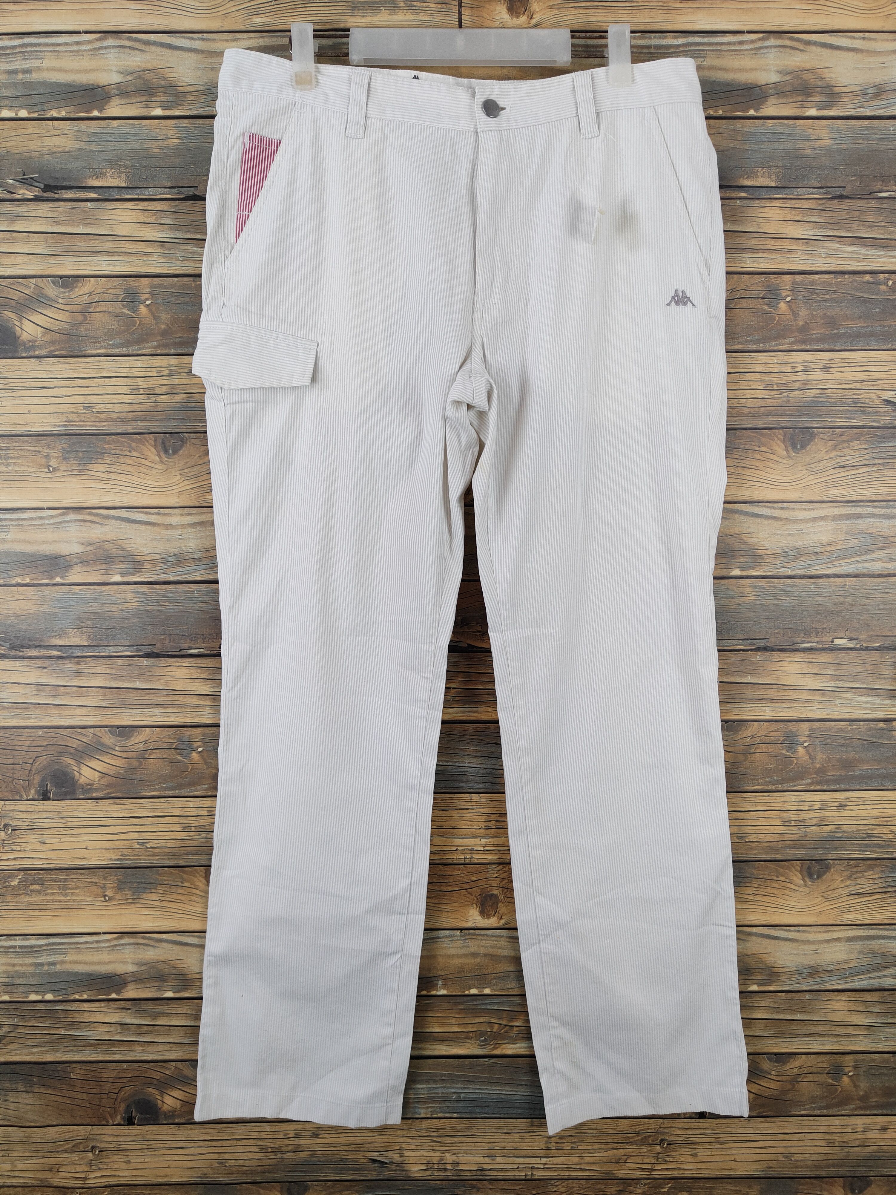 Kappa White Multipocket Tactical Cargo Pants #W1853