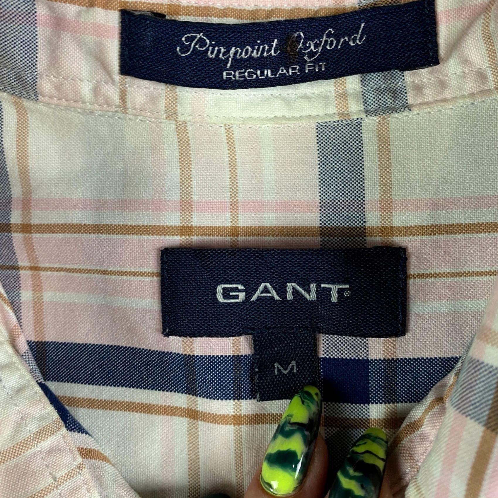 Gant GANT Mens Shirt Short Sleeve Size M Regular Fit Multicolor Button-Up Size US M / EU 48-50 / 2 - 4 Thumbnail