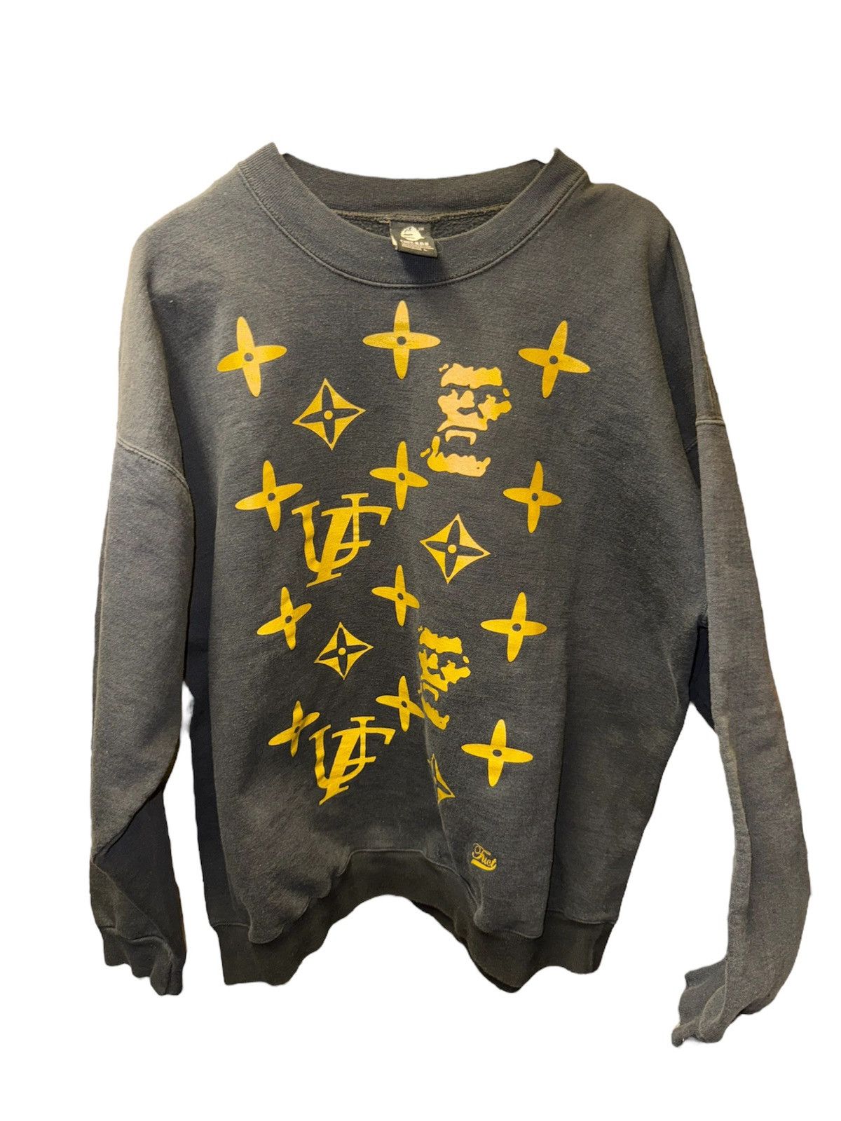 FUCT FUCT SKATEBOARDS X LV DESIGN GOLD CREWNECK 90S RARE Size US L / EU 52-54 / 3 - 1 Thumbnail