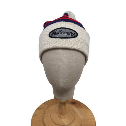 Billabong 🧊 Vintage billabong patch stripes beanie hat Size ONE SIZE - 1 Thumbnail