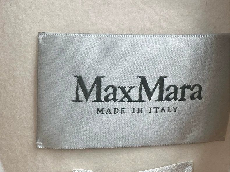 Max Mara Max Mara Beige cashmere coat with belt Size S / US 4 / IT 40 - 3 Thumbnail