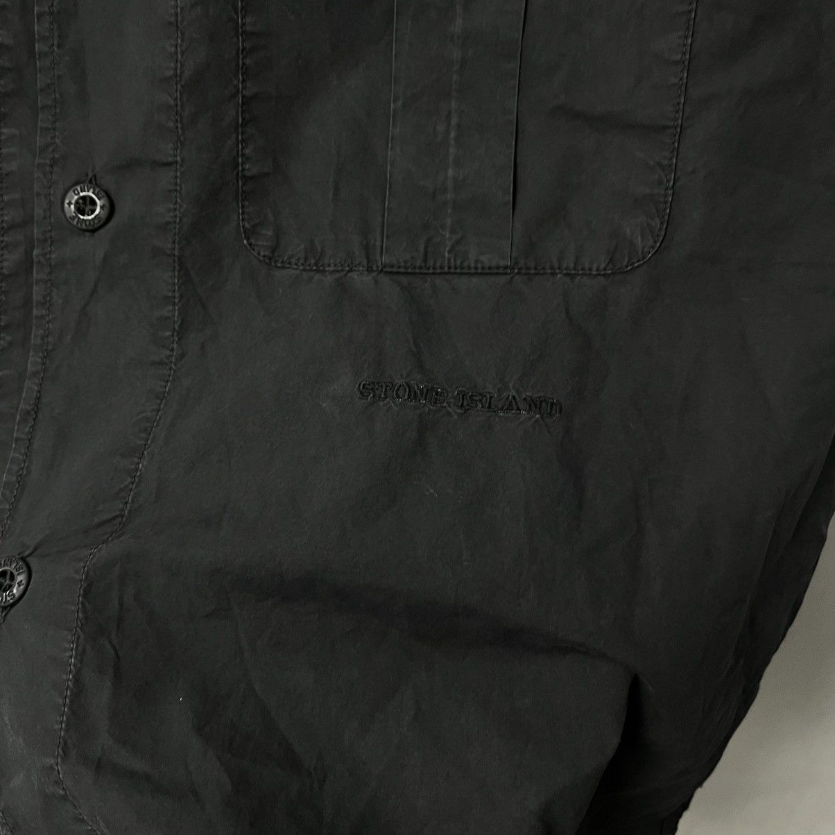 Stone Island Vintage Stone Island Black Shirt Rare Size US L / EU 52-54 / 3 - 8 Thumbnail
