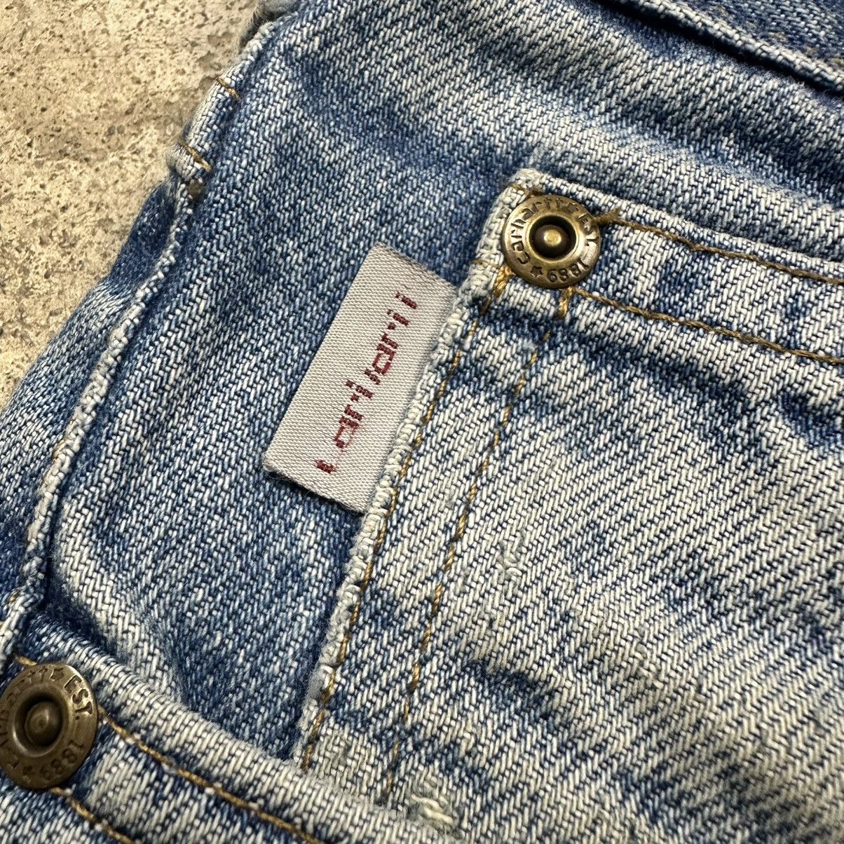 Carhartt Vintage 90s Faded Blue Denim Carhartt Baggy Skater Jeans Size US 36 / EU 52 - 3 Thumbnail