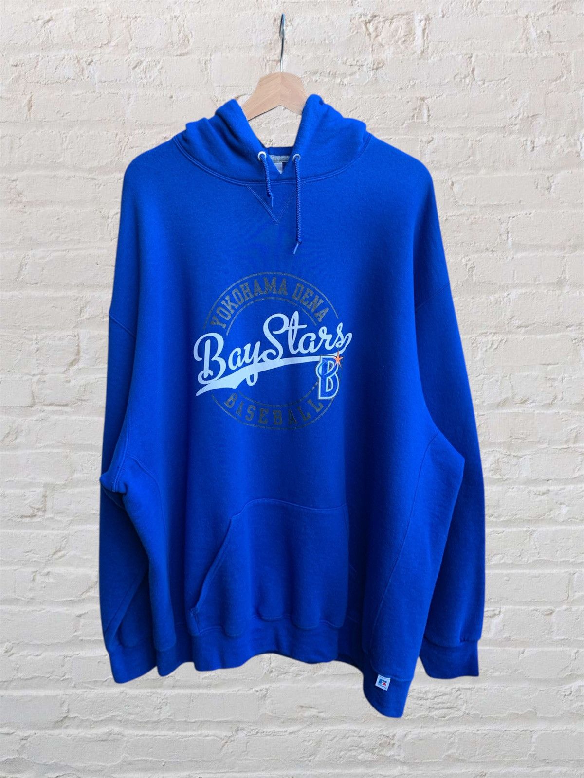 Russell Athletic VTG RUSSEL ATHLETIC x YOKOHAMA DENA BAYSTAR BASEBALL HOODIE Size US XXL / EU 58 / 5 - 1 Thumbnail