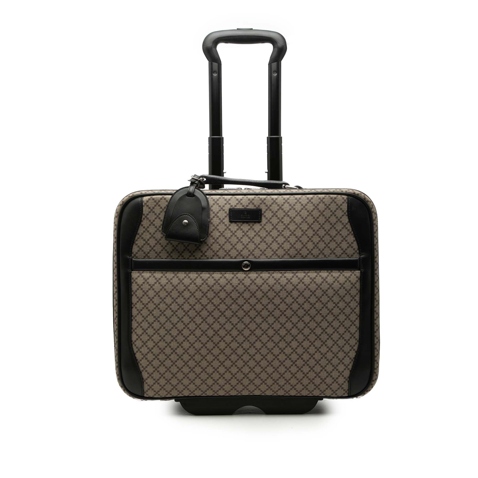 Gucci Diamante Coated Canvas Carry On Trolley Size ONE SIZE - 1 Thumbnail