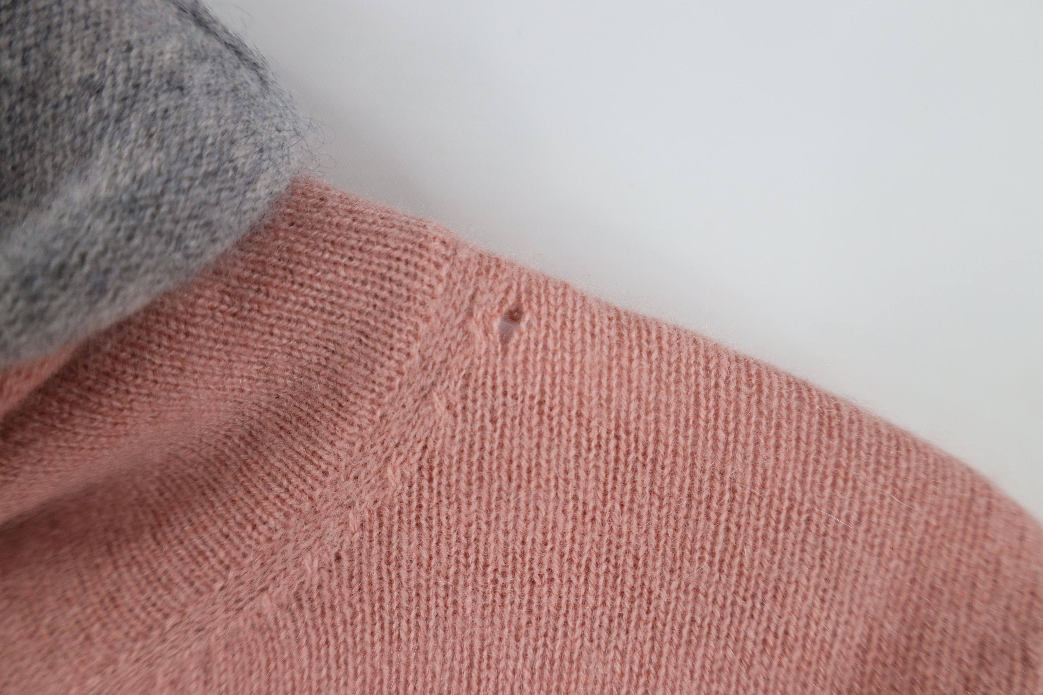 Magaschoni Magaschoni Cashmere Knit Layered Turtleneck Sweater Pink Size XS / US 0-2 / IT 36-38 - 4 Thumbnail