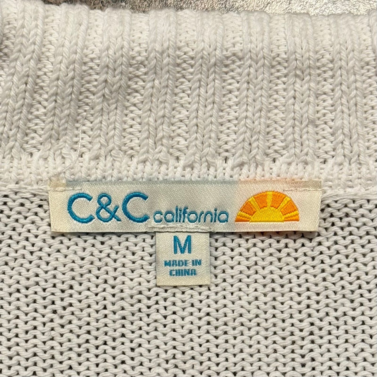 Other NWT C&C California Sweater Stripe Coastal Preppy White M Size M / US 6-8 / IT 42-44 - 4 Thumbnail