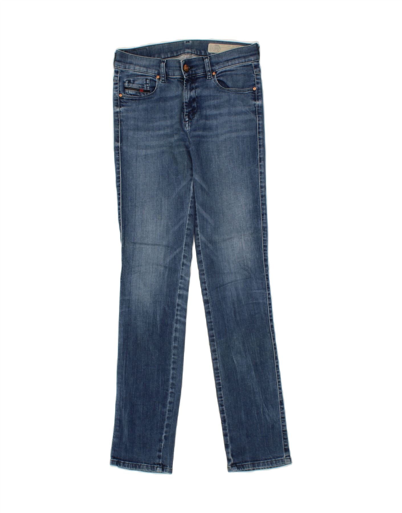 Diesel Womens Safado Skinny Jeans W26 L32 Blue Cotton Size 42" / US 20 - 1 Thumbnail