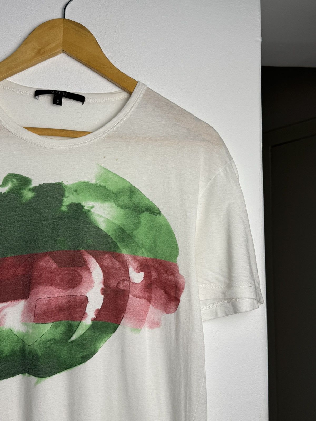 Gucci Gucci T-Shirt Luxury Brand Big Center Logo Y2K Size S / US 4 / IT 40 - 3 Thumbnail