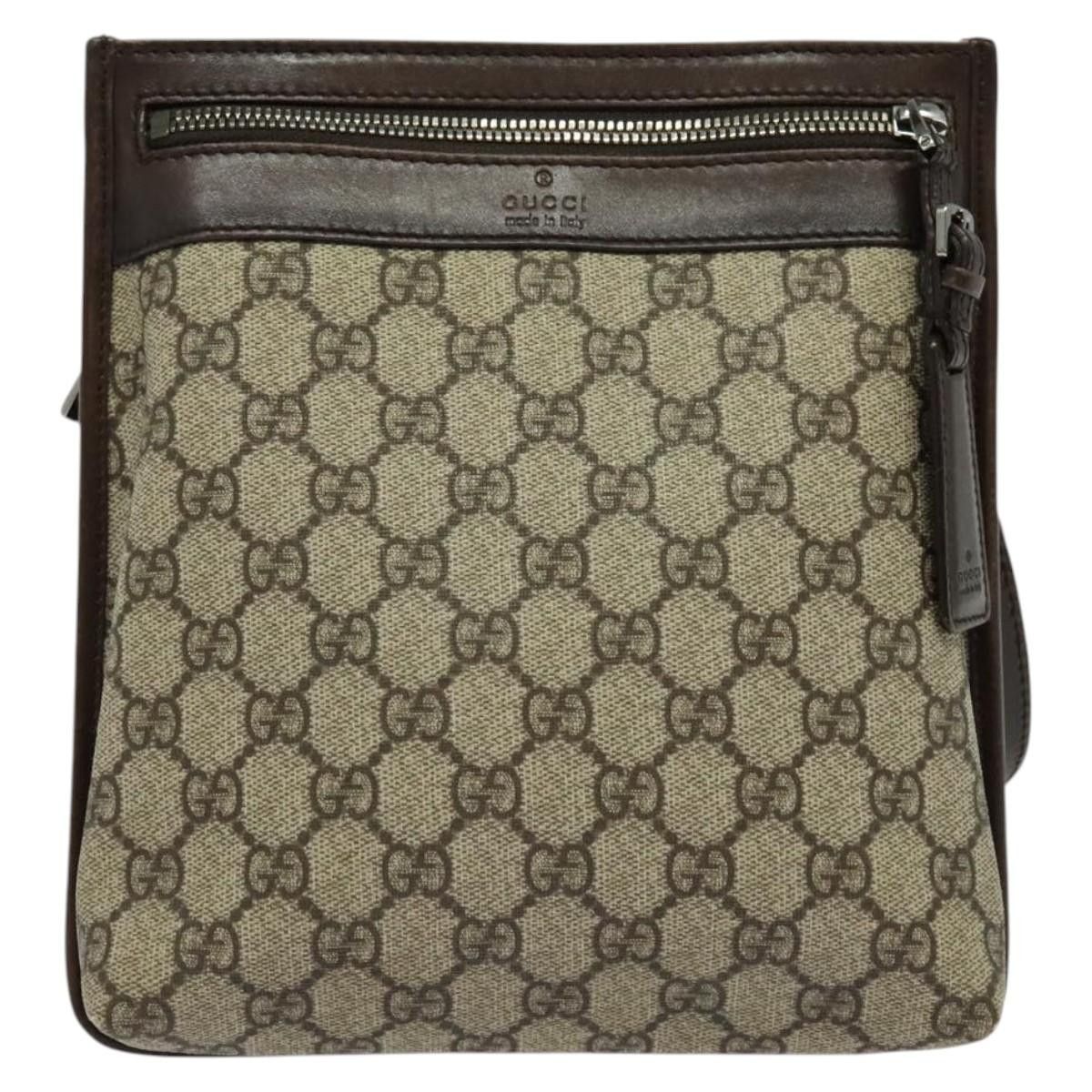 Gucci GUCCI GG Supreme Shoulder Bag Pvc Beige Silver Size ONE SIZE - 2 Thumbnail