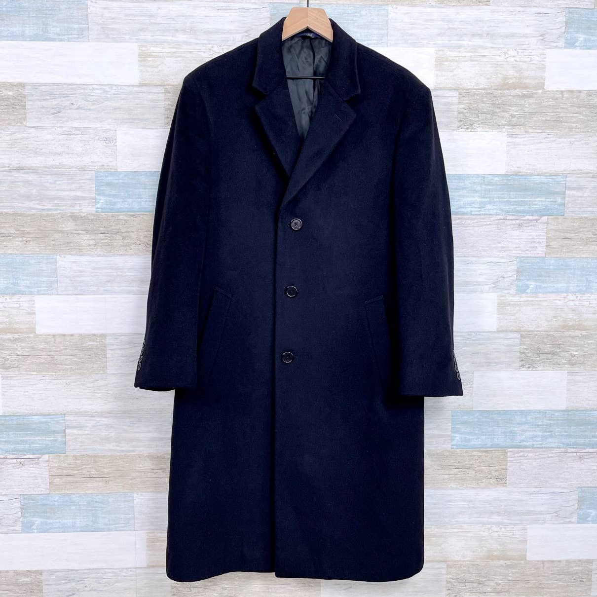 Brooks Brothers Brooks Brothers Wool Cashmere Overcoat Black Mens 38S ...