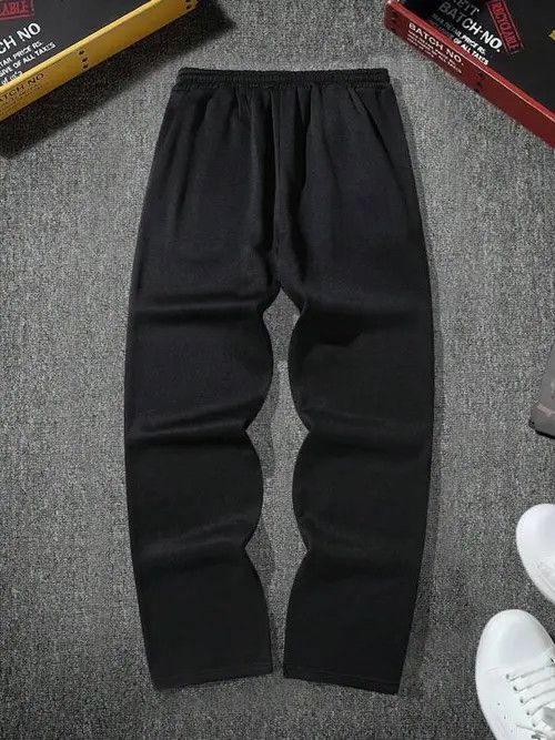 Designer Black Graffiti Baggy sweatpants Goth Opium Size US 32 / EU 48 - 2 Thumbnail