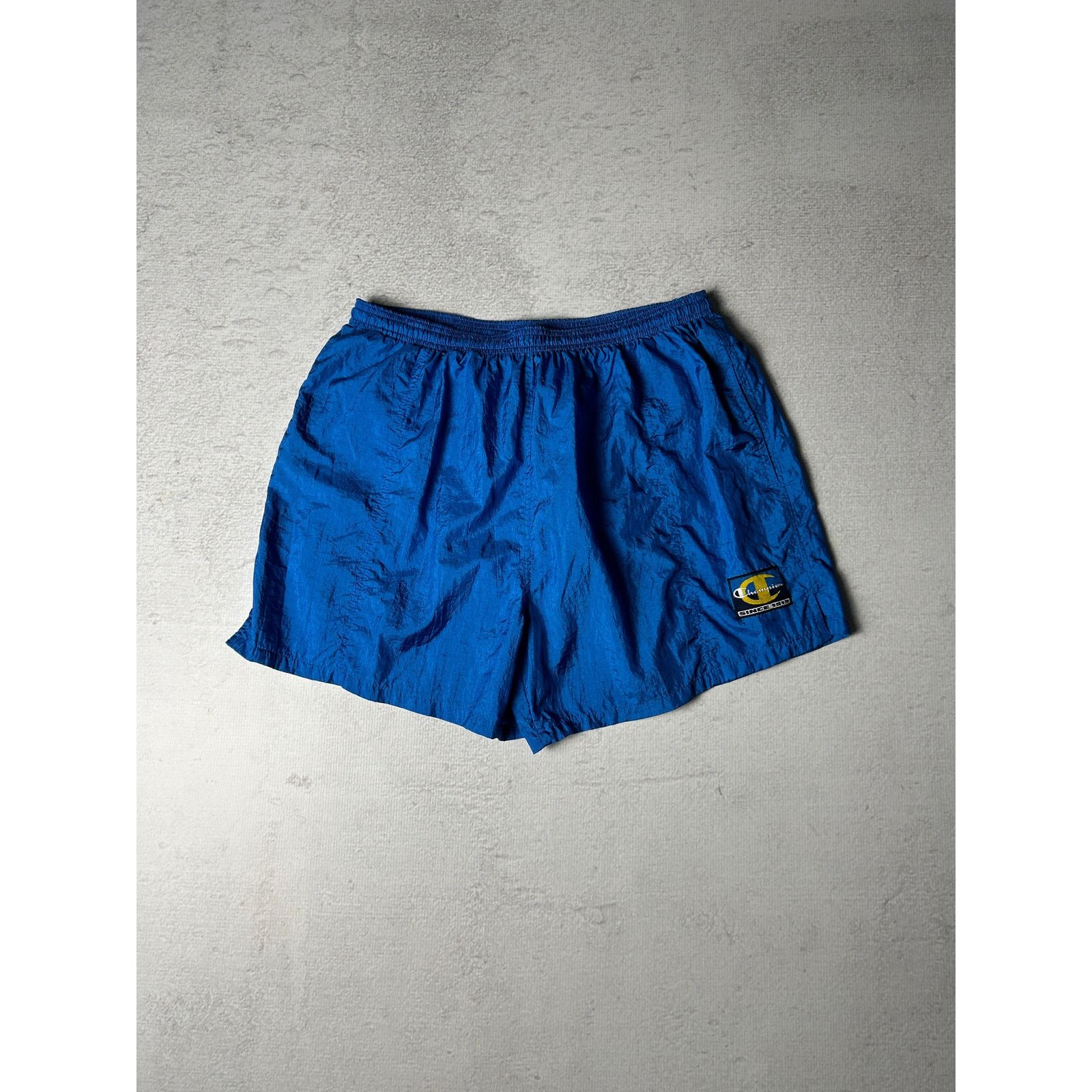 Champion Vintage Champion Blue Pre-owned Track Shorts - Men's Large Size US 30 / EU 46 - 1 Thumbnail