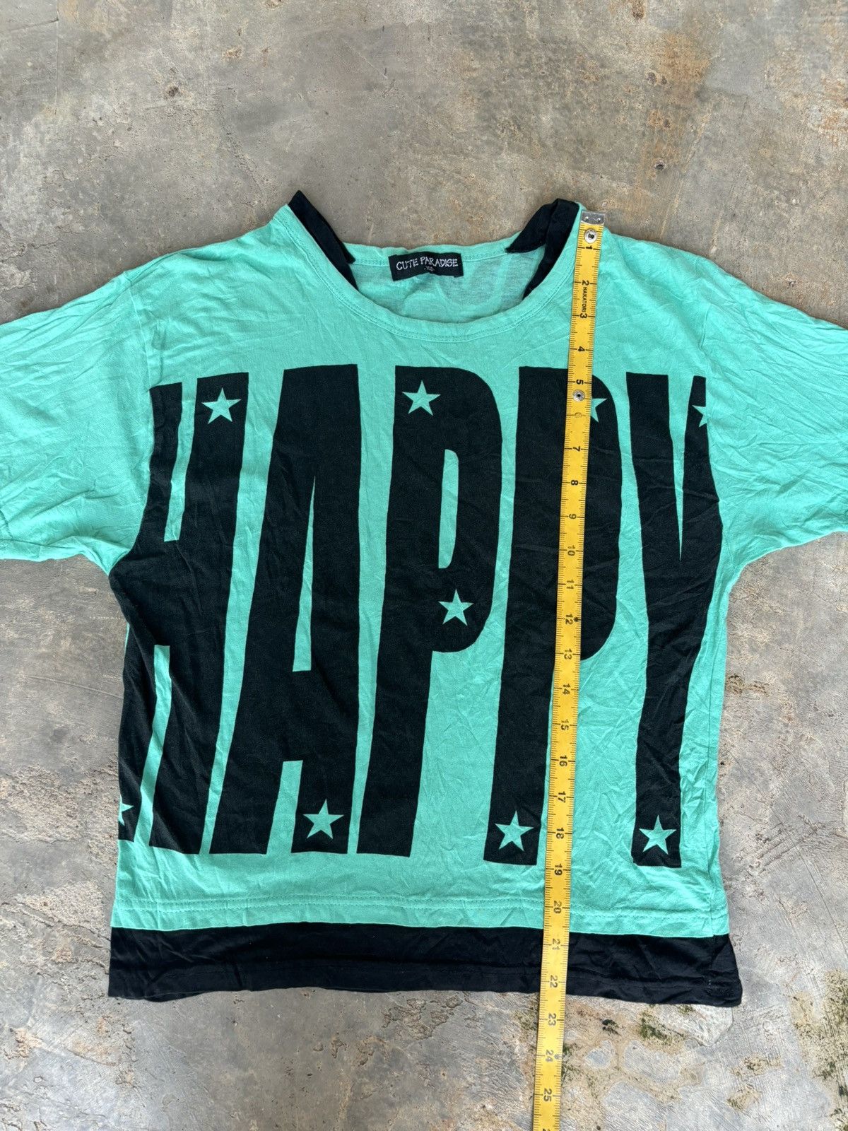 Hysteric Glamour Y2k Cute Paradise Happy Logo Tshirt Size L / US 10 / IT 46 - 10 Thumbnail