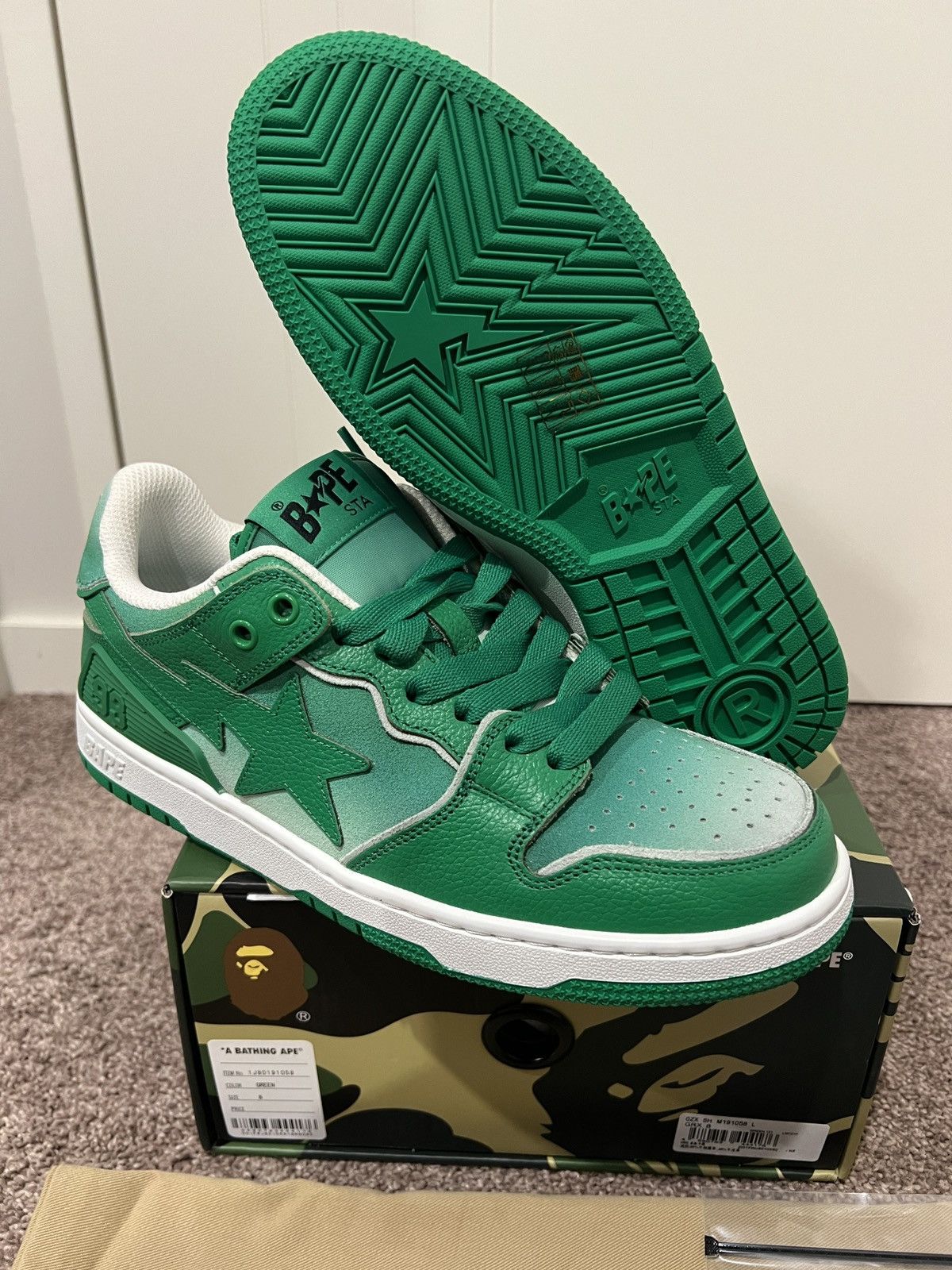 Bape SK8 STA #4 Size US 8 / EU 41 - 6 Thumbnail
