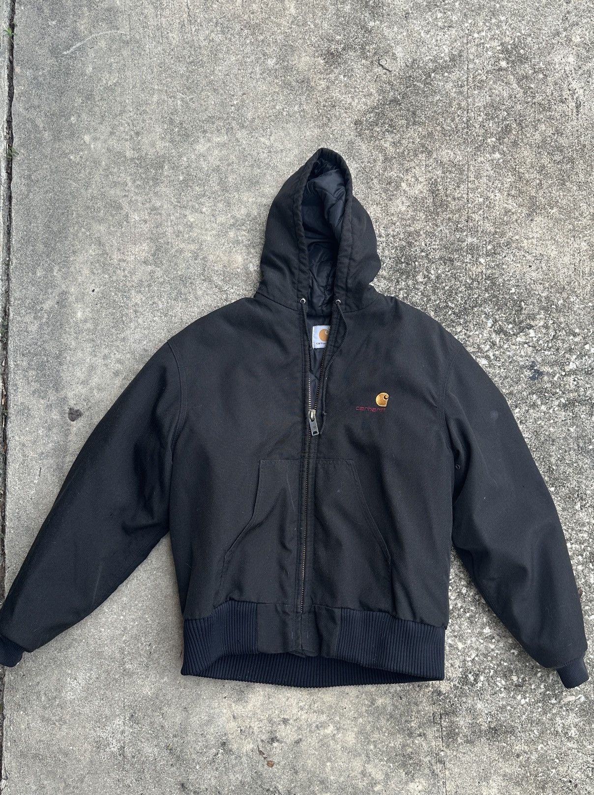Carhartt × Vintage Black Carhartt Zip Up Size US S / EU 44-46 / 1 - 1 Thumbnail