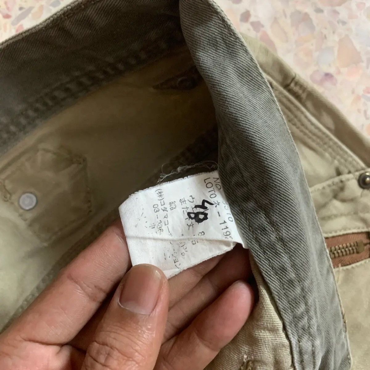 20471120 JAPANESE VINTAGE TROUSERS DOUBLE KNEE CINCH BACK CARPENTER Size US 32 / EU 48 - 5 Thumbnail