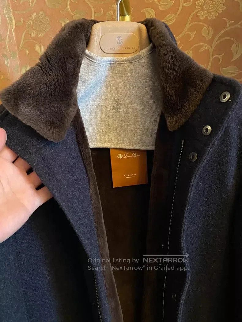 Loro Piana Loro Piana Men's Cashmere Heavy Coat. Size US L / EU 52-54 / 3 - 4 Thumbnail