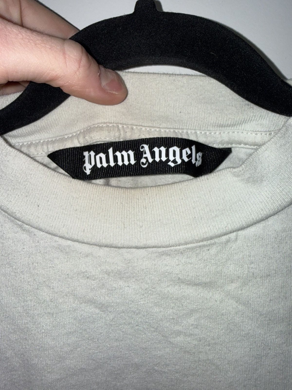 Palm Angels Palm Angels Silver Logo Tee Size US M / EU 48-50 / 2 - 3 Thumbnail