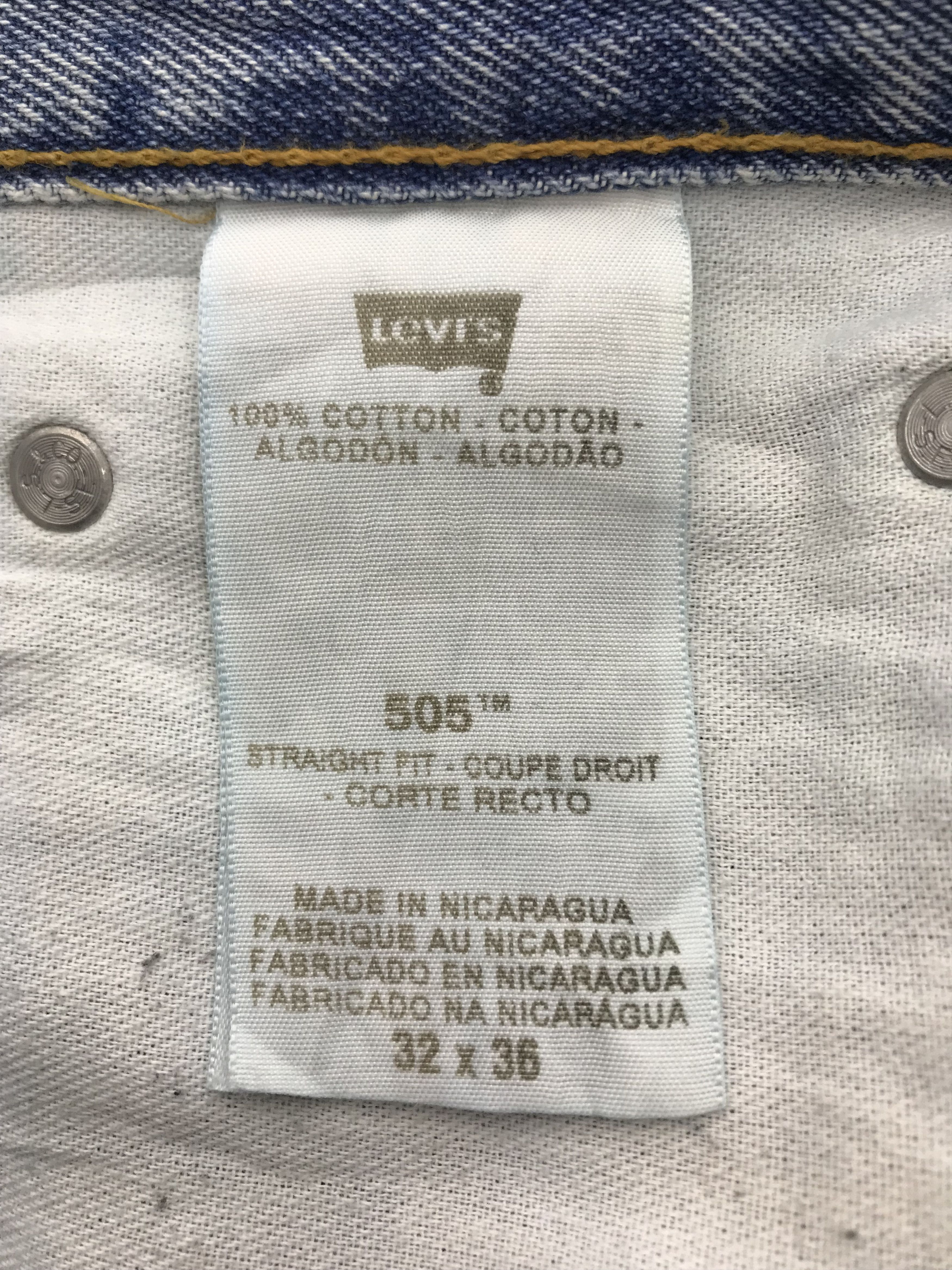 Levi's Vintage Levi's 505 Distressed Jeans Size US 32 / EU 48 - 12 Thumbnail