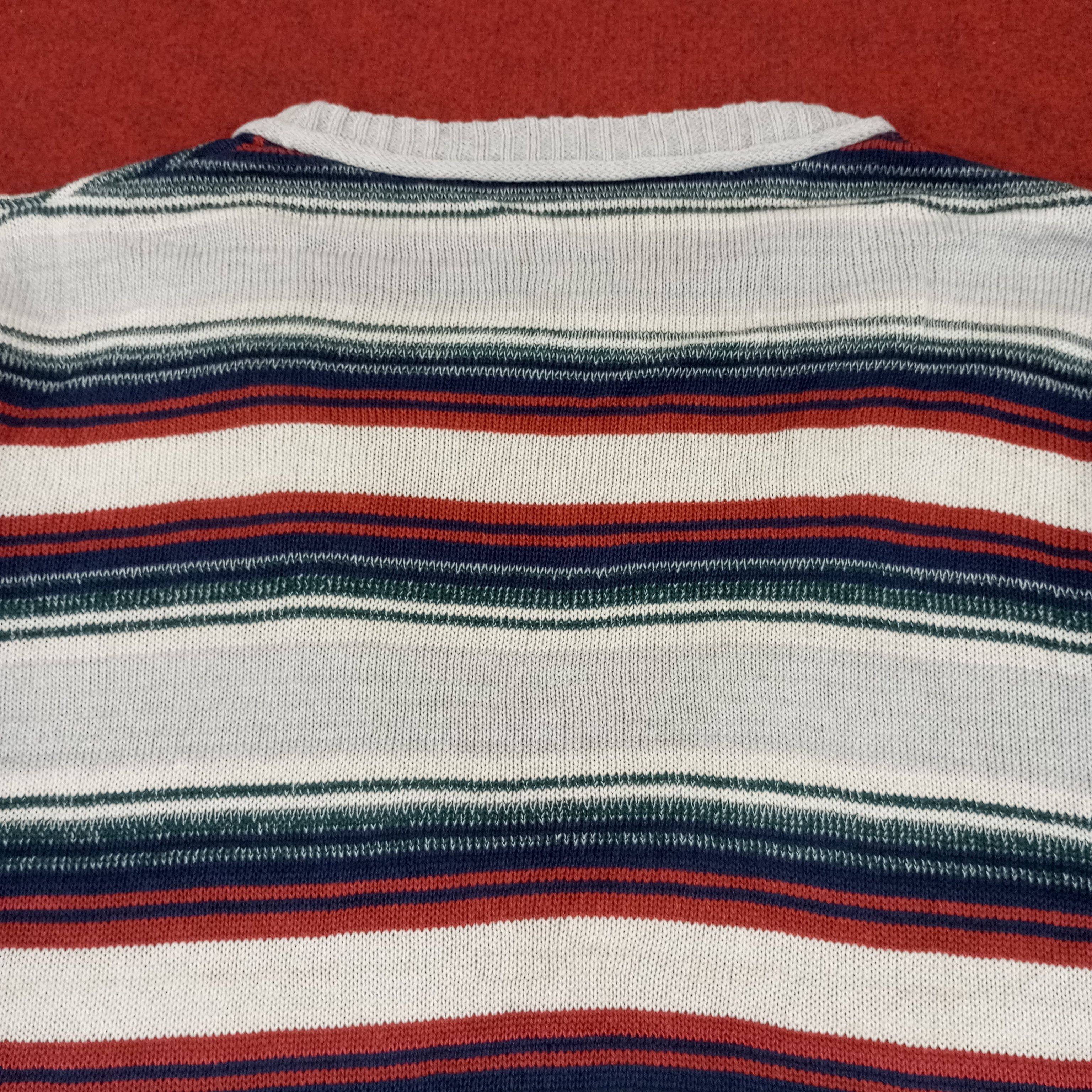 Vintage Sorri Dere Stripes Pocket Design Cardigan Sweater Size M / US 6-8 / IT 42-44 - 5 Thumbnail
