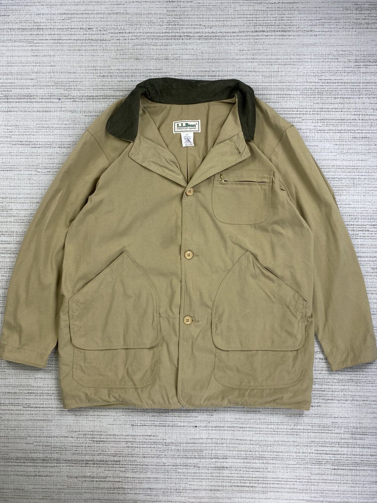 L.L. Bean Vintage 80s L.L.Bean Made In USA Duck Canvas Workers Jacket Size US XL / EU 56 / 4 - 5 Thumbnail