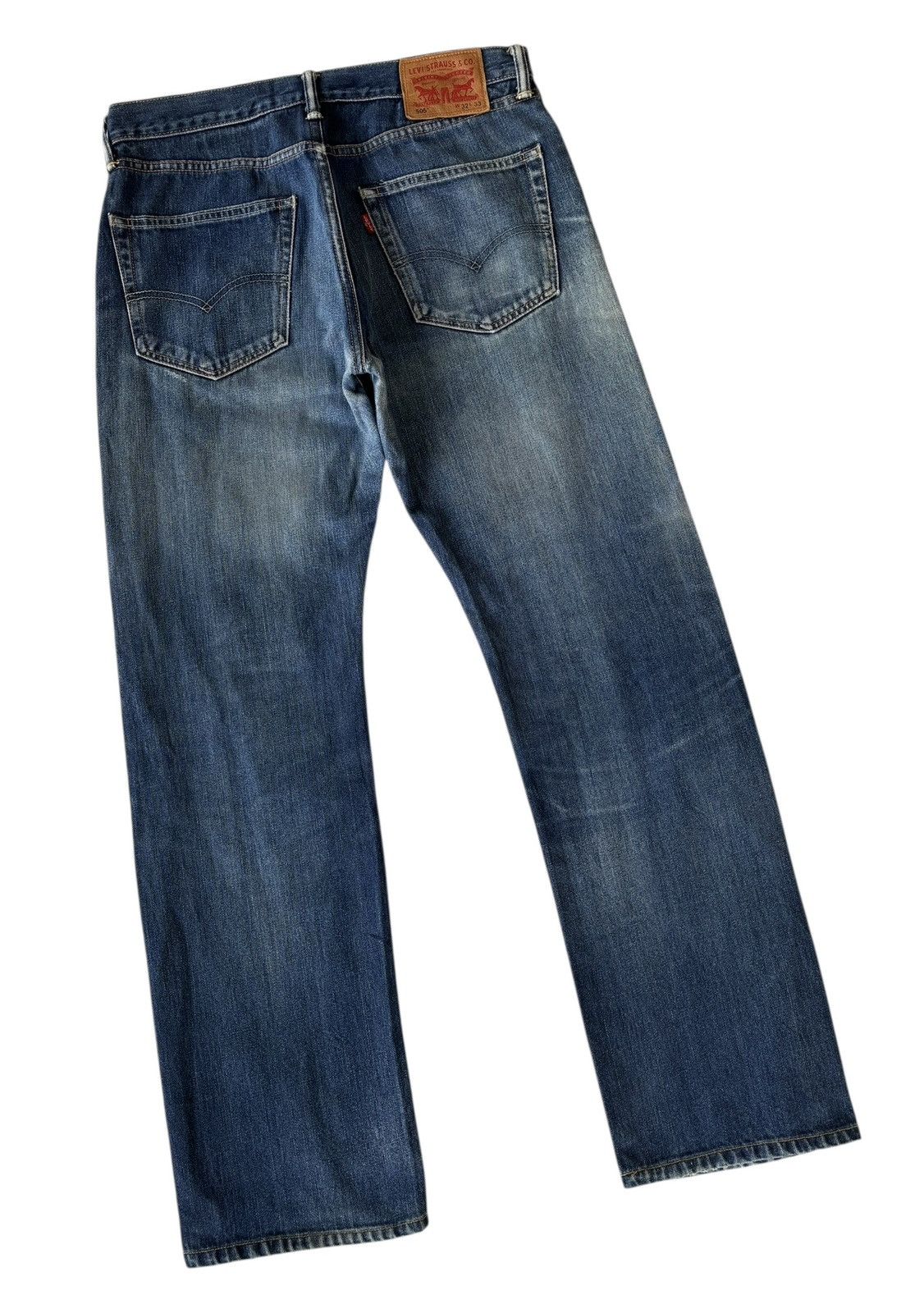 If Six Was Nine Vintage Levis 505 Distressed Denim Jeans Size US 32 / EU 48 - 4 Thumbnail