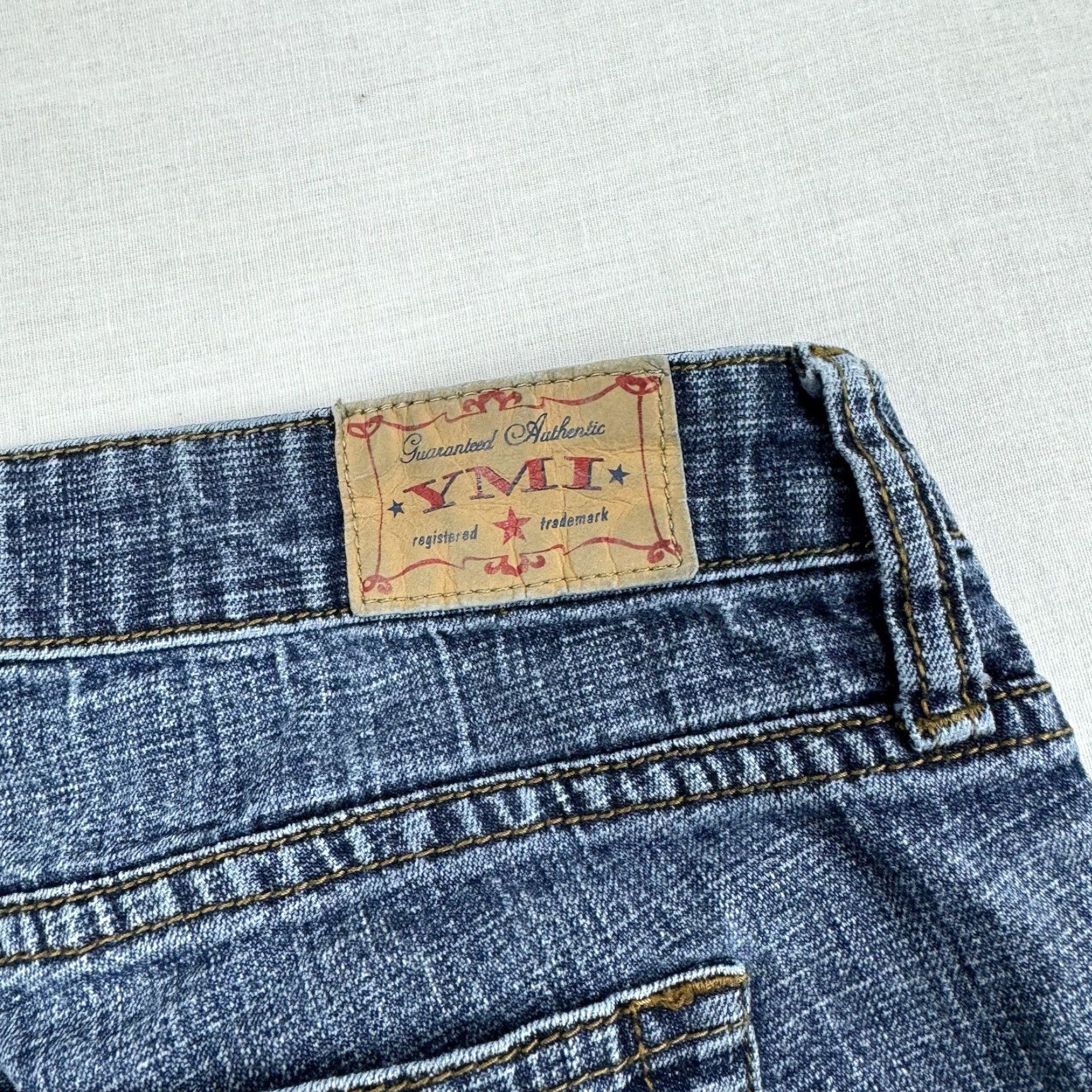 Vintage Vintage YMI Jeans Womens 7 Blue Low Rise Boot Cut Y2K Hipster Punk Grunge Size 28" / US 6 / IT 42 - 4 Thumbnail