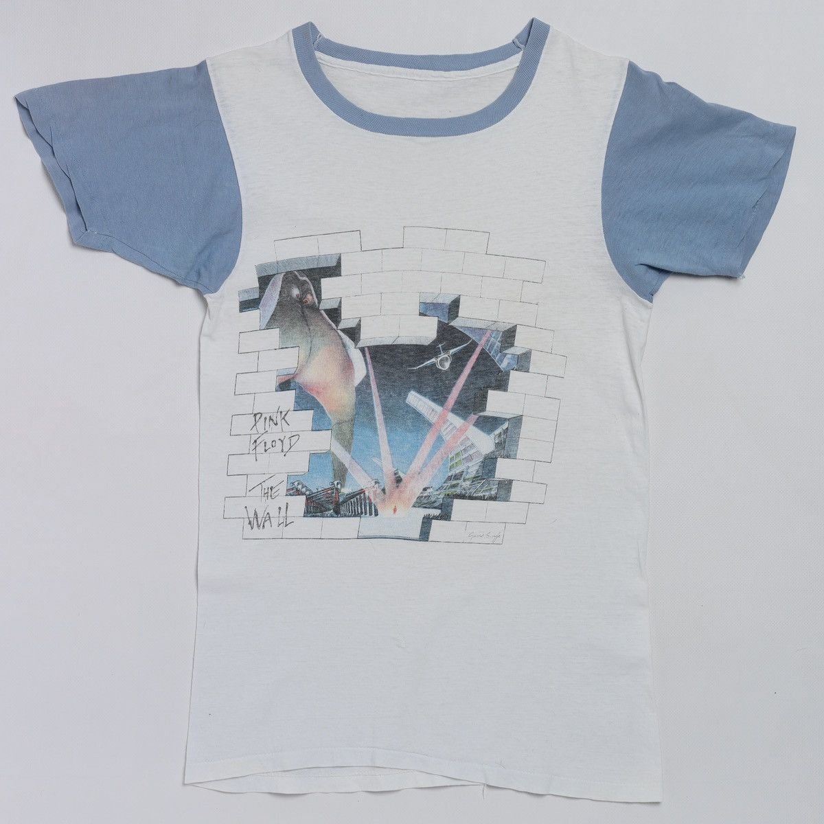 Pink Floyd 80s Pink Floyd The Wall Vintage Tee Rare shirt Gerald Scarfe Size US XS / EU 42 / 0 - 1 Thumbnail