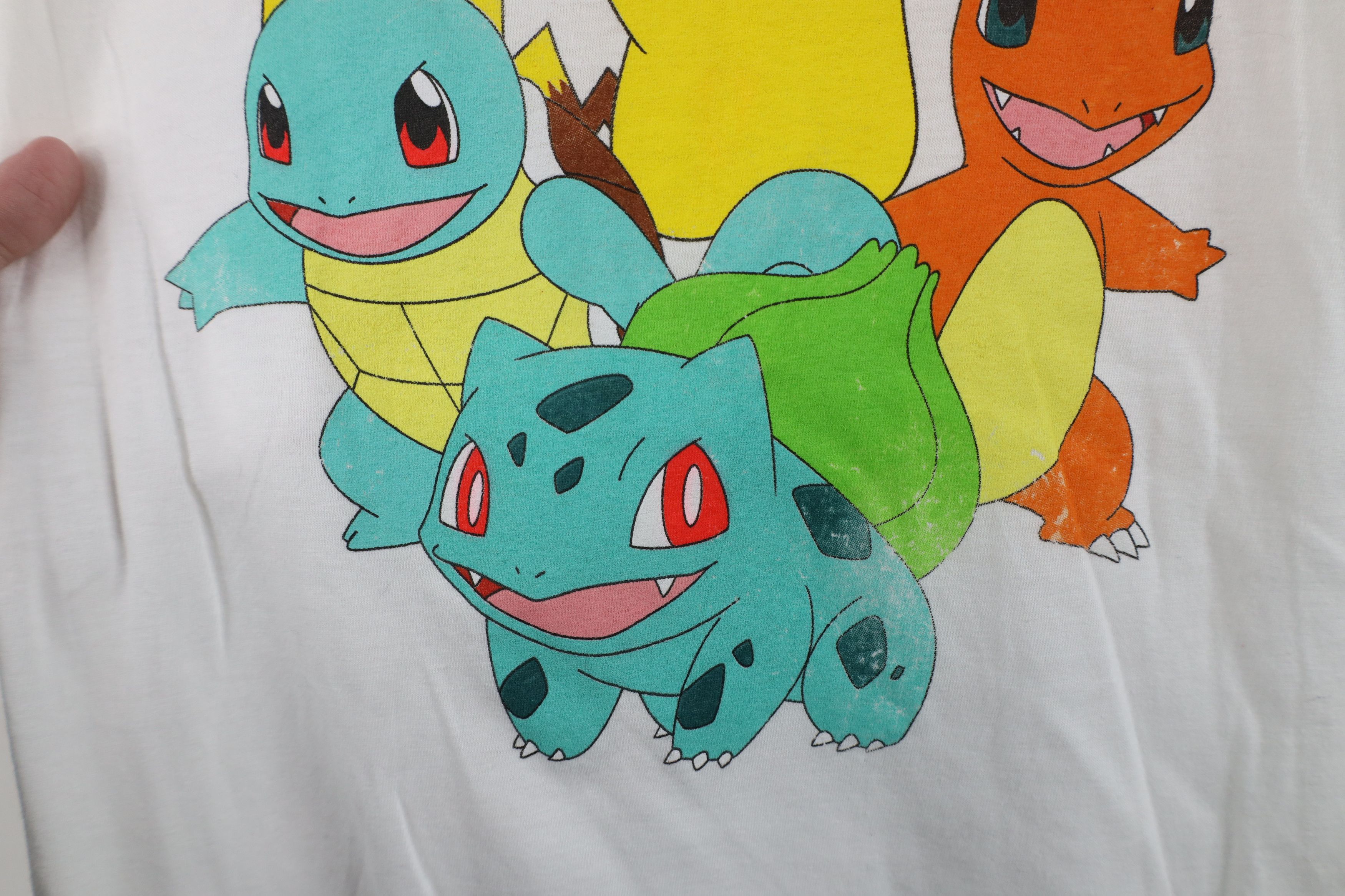 Vintage Retro Pokemon Pikachu Charmander Bulbasaur Squirtle T-Shirt Size M / US 6-8 / IT 42-44 - 7 Thumbnail