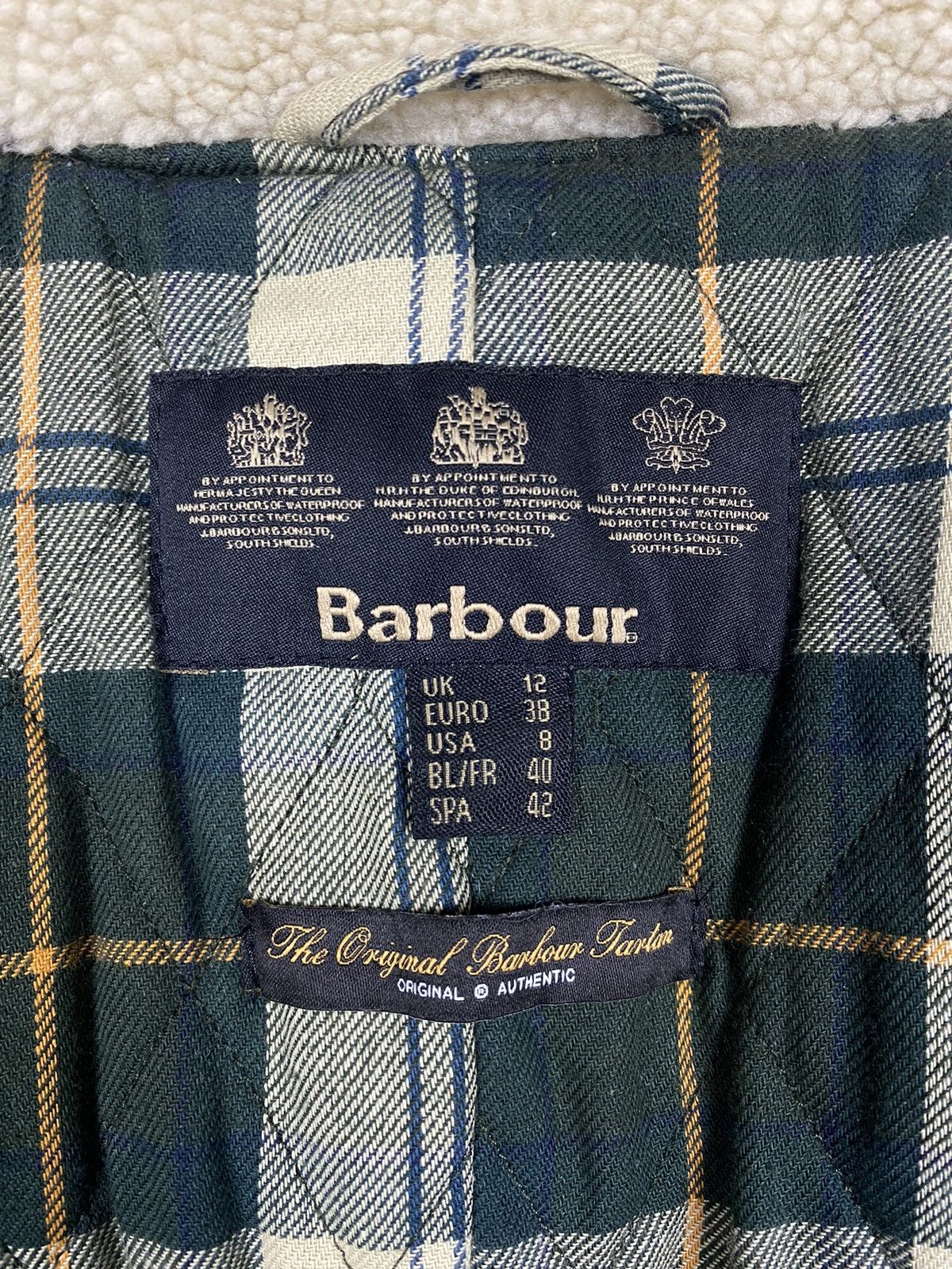 Barbour Vintage Barbour Uplands Duffle Wax Tartan Coat Jacket Size M / US 6-8 / IT 42-44 - 16 Thumbnail