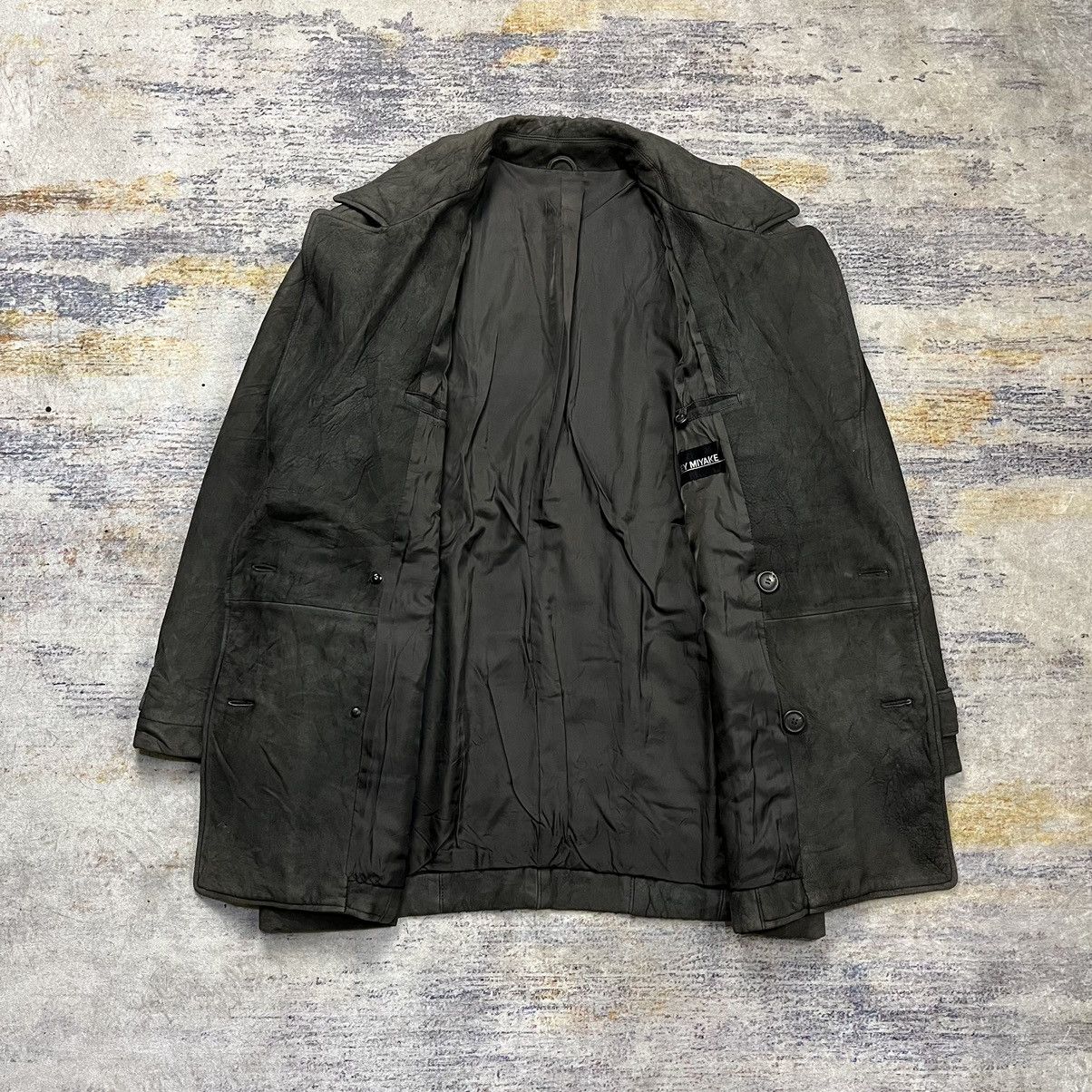 Issey Miyake Vintage Issey Miyake coat leather jacket Size US L / EU 52-54 / 3 - 12 Thumbnail