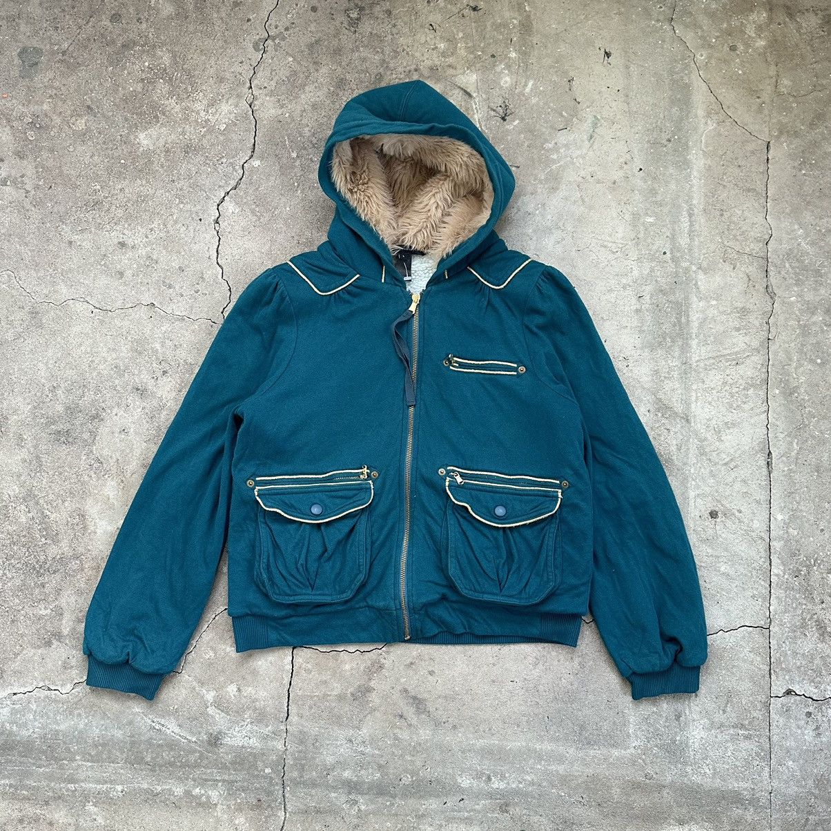 If Six Was Nine × Marc by Marc Jacobs Marc jacobs Zip Faux Fur Hoodie LGB Style Size L / US 10 / IT 46 - 1 Thumbnail