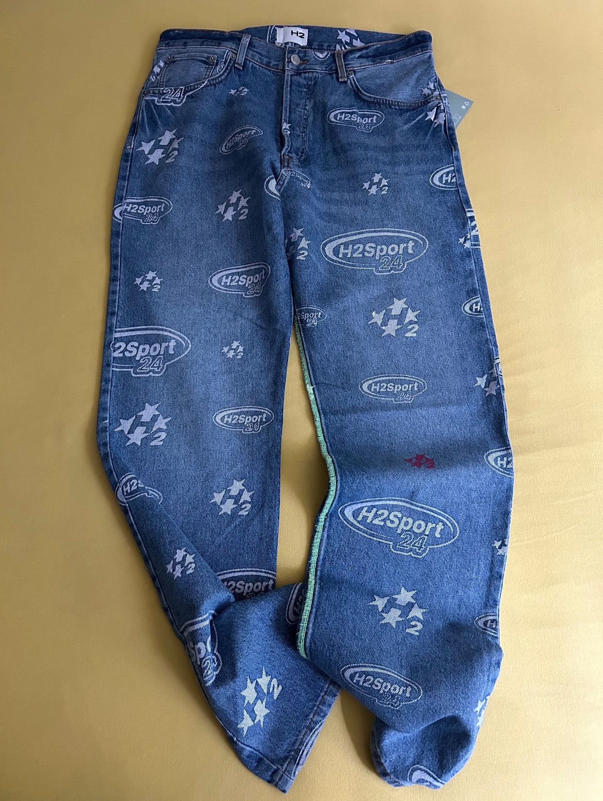H&M × Heron Preston H2 SPORT LOOSE JEANS Size US 32 / EU 48 - 5 Thumbnail