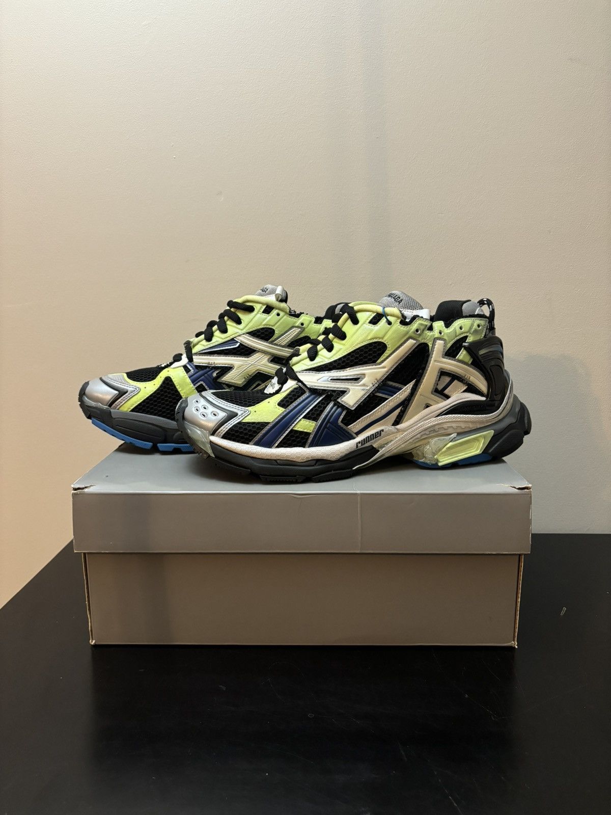 Balenciaga Runner Green Blue Black Grey