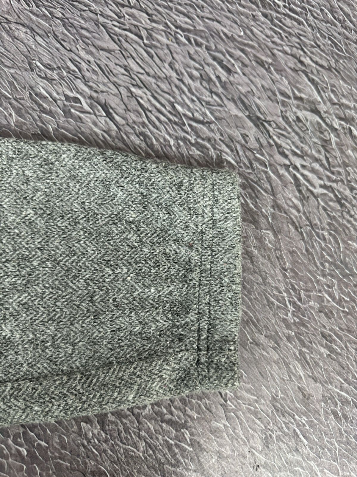 Japanese Brand × Vintage Herringbone grey Japan clothing sweat track pants Size US 32 / EU 48 - 10 Thumbnail