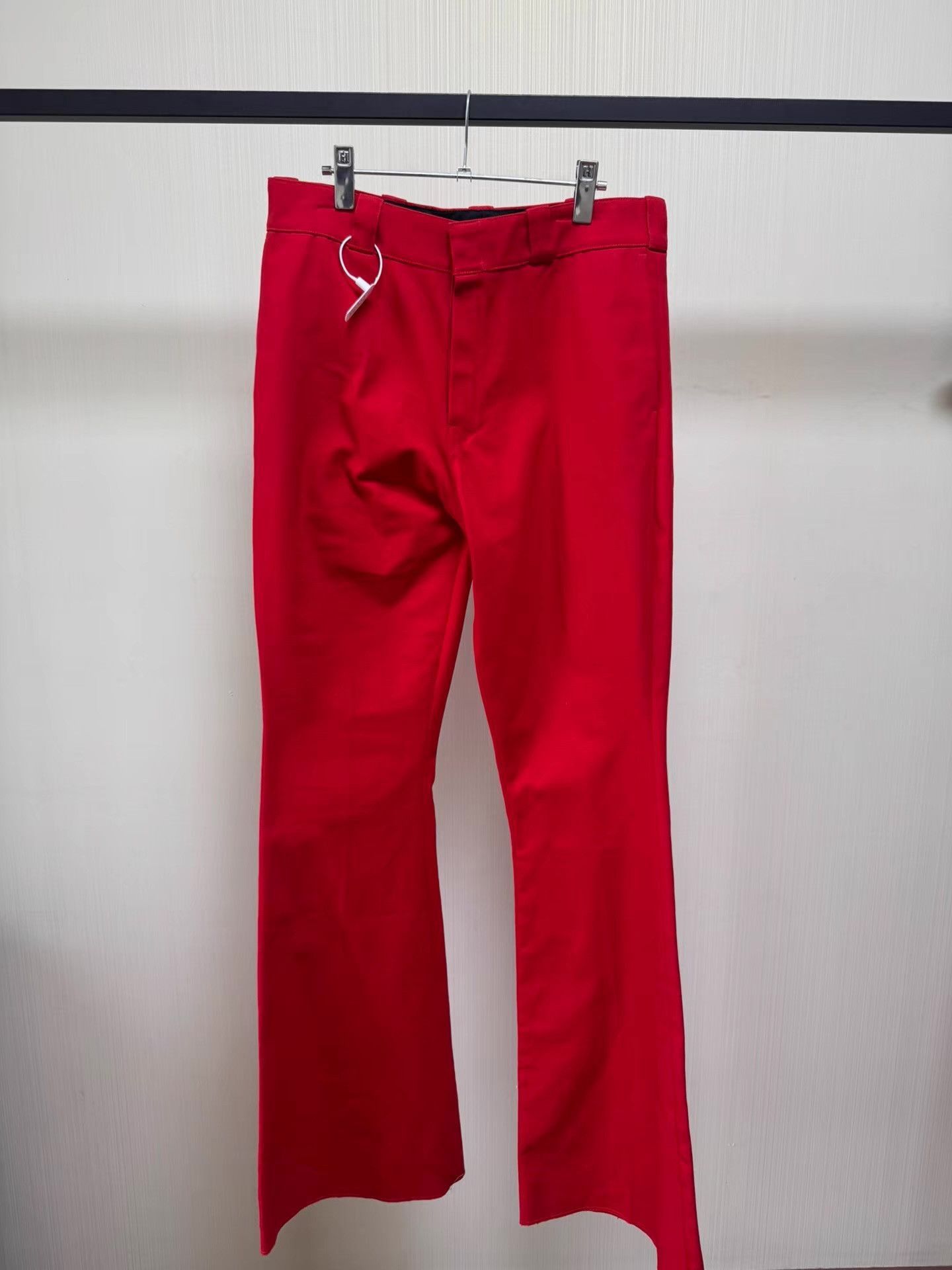 Raf Simons Red Casual Pants Size 34 Size US 34 / EU 50 - 1 Thumbnail