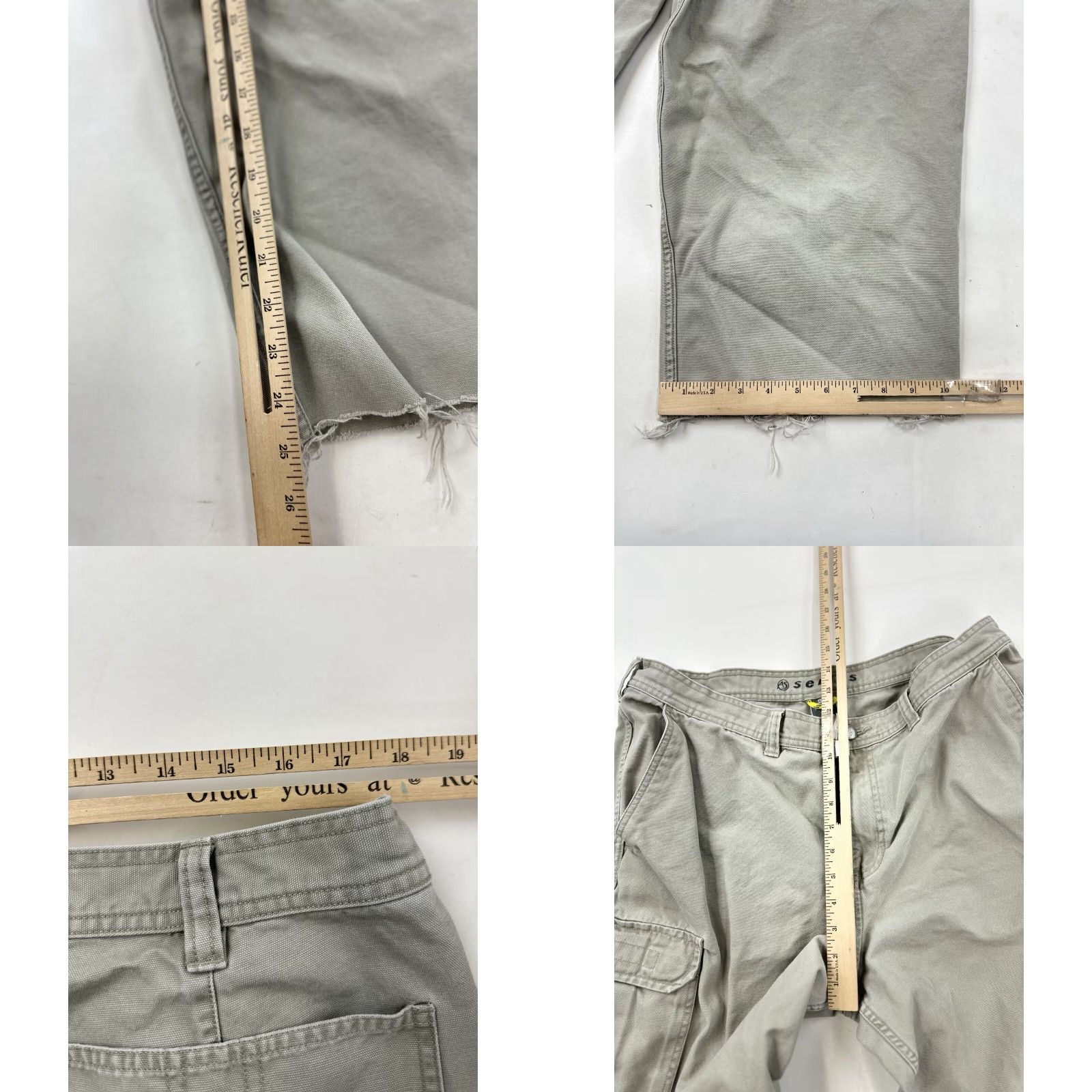 The North Face VINTAGE The North Face A5 Series Pants Men 38 Khaki Cargo Canvas Raw Hem Cropped Size US 38 / EU 54 - 8 Thumbnail