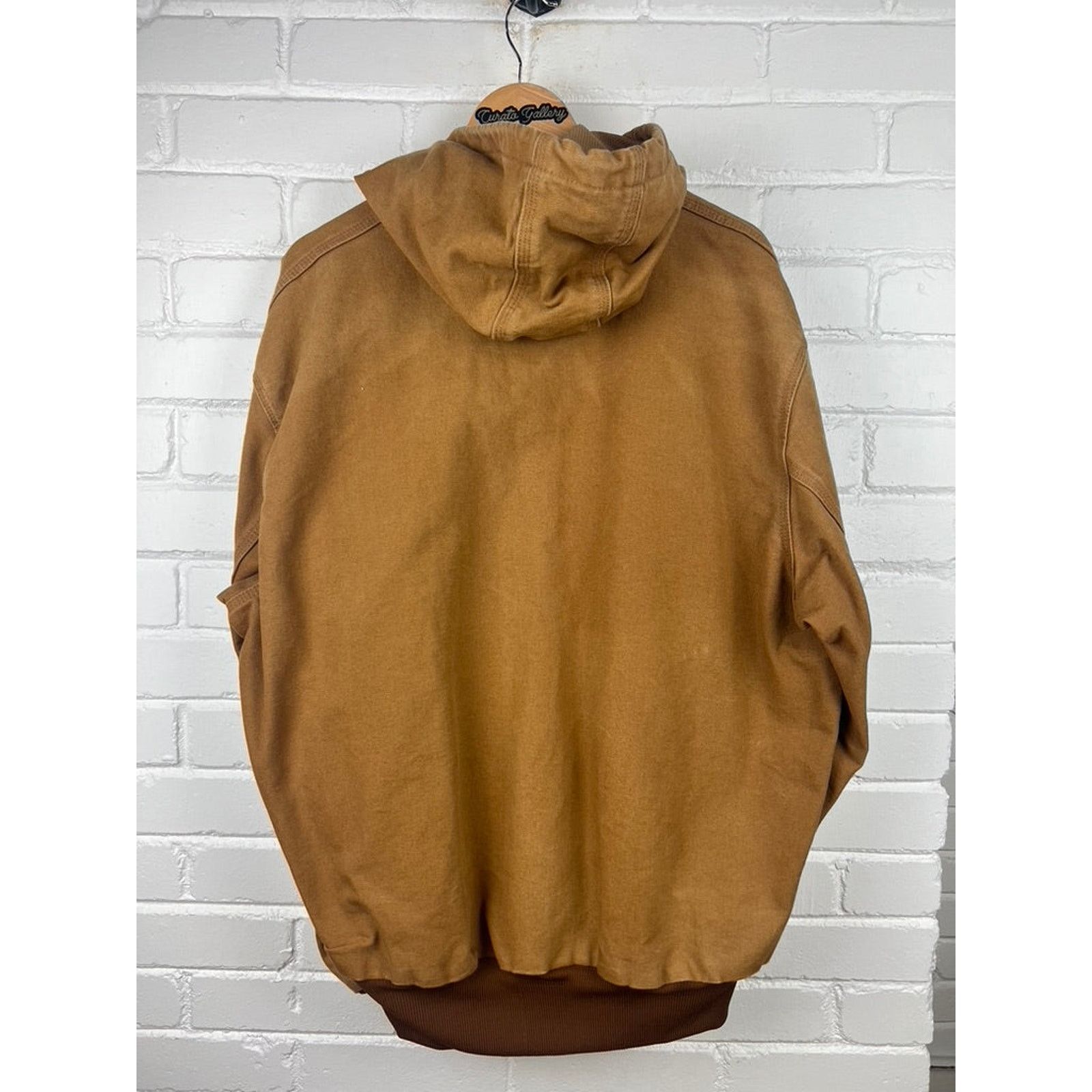 Vintage Vintage 90s Carhartt Work Wear Hooded Bomber Jacket XL J131 Size US XL / EU 56 / 4 - 2 Thumbnail
