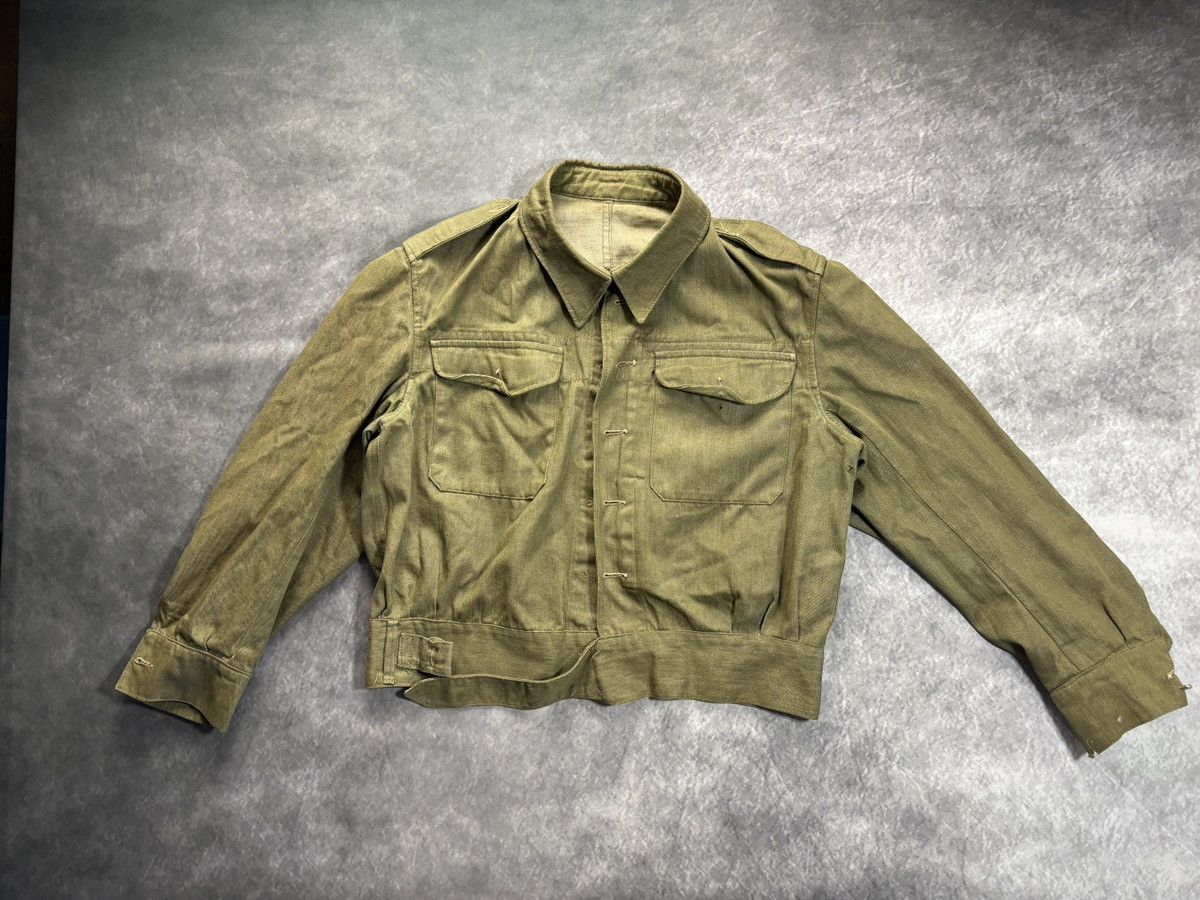 1950s British Army Battledress Jacket WW2 Vintage Short Coat