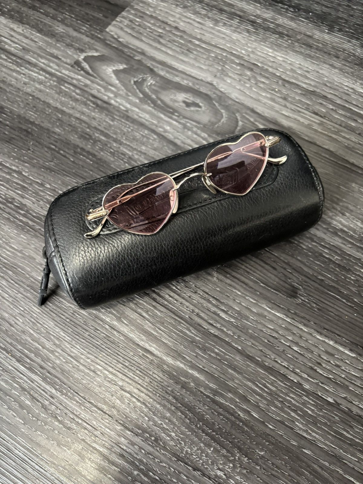 Chrome Hearts Bean Sunglasses Pink & Silver Size ONE SIZE - 10 Thumbnail