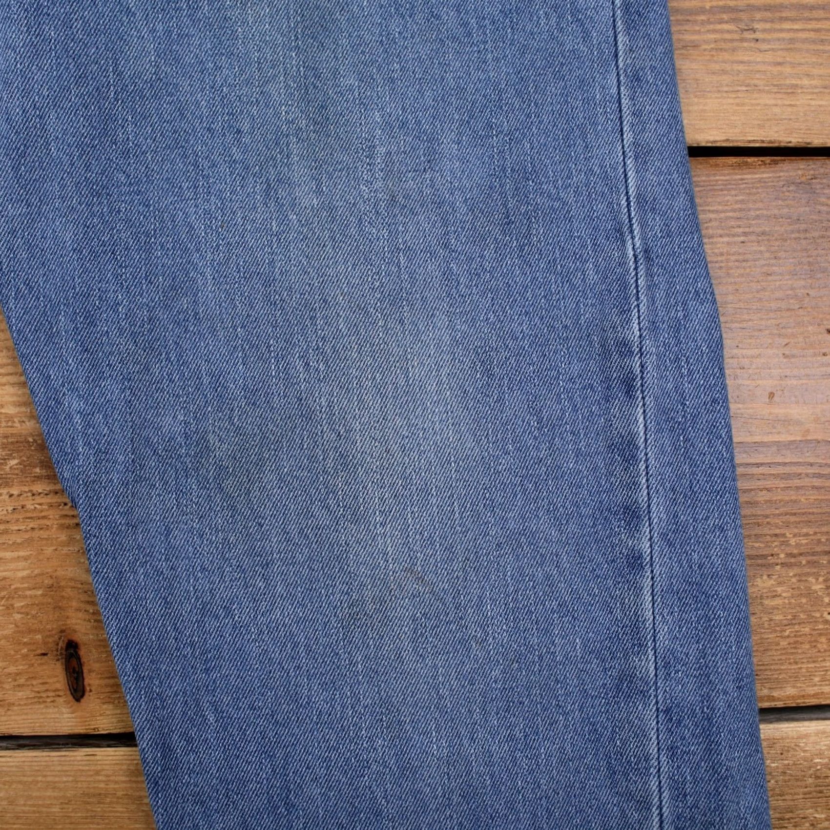 Denime VINTAGE Levis 505 Jeans 32x34 Mens Blue Regular Straight Light Stonewash Denim Size US 32 / EU 48 - 7 Thumbnail