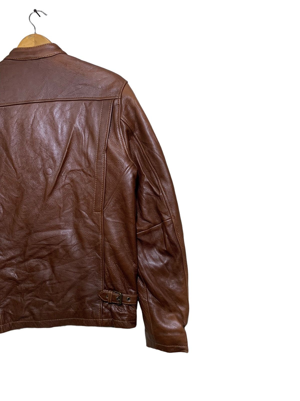 Genuine Leather 🔥DEGNER CLASSIC LEATHER CAFERACER BIKER JACKETS Size US XL / EU 56 / 4 - 7 Thumbnail