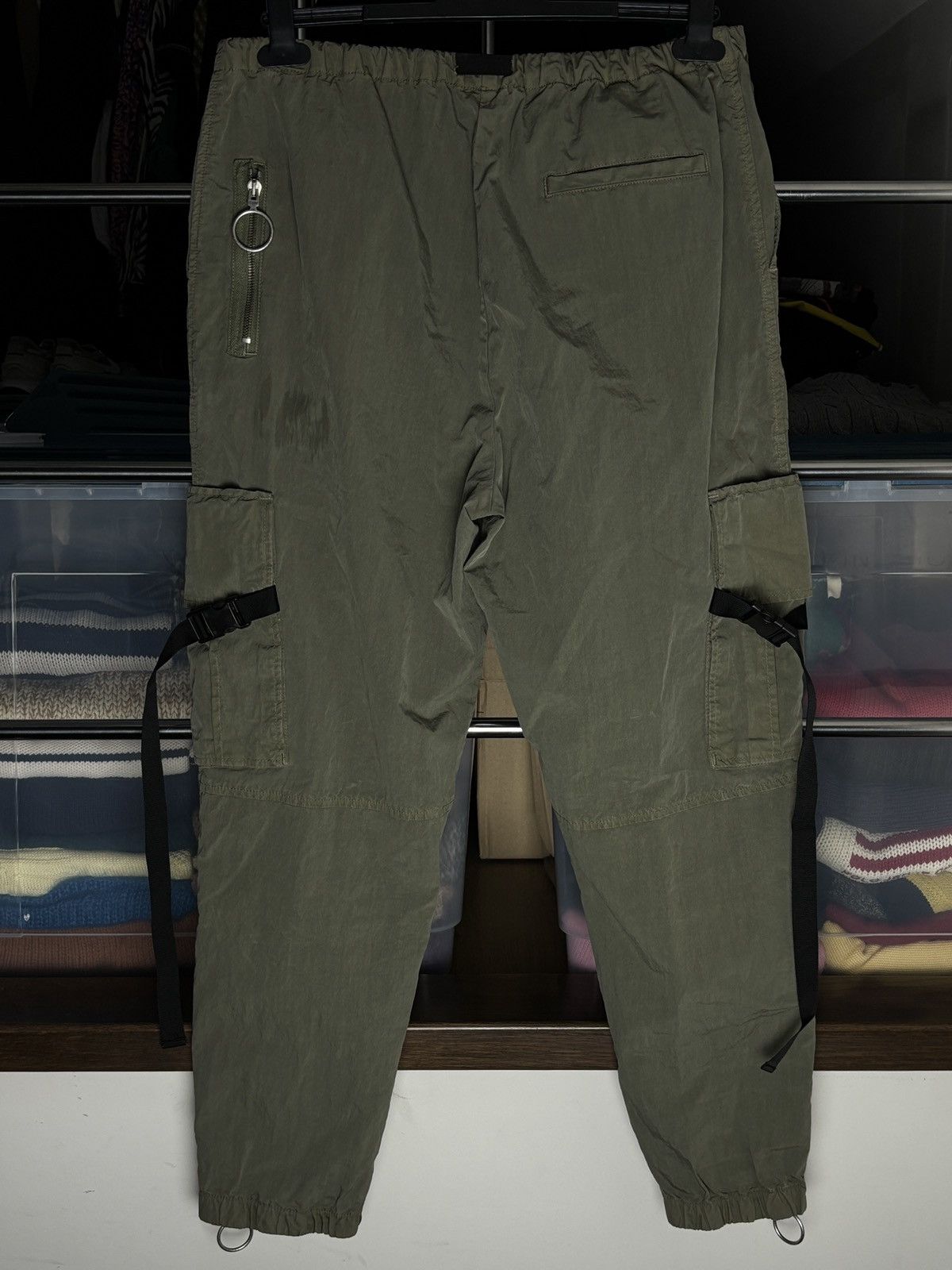 Off-White Off White Rubber Logo Cargo Tech Pants Sweatpants Virgil Size US 32 / EU 48 - 3 Thumbnail