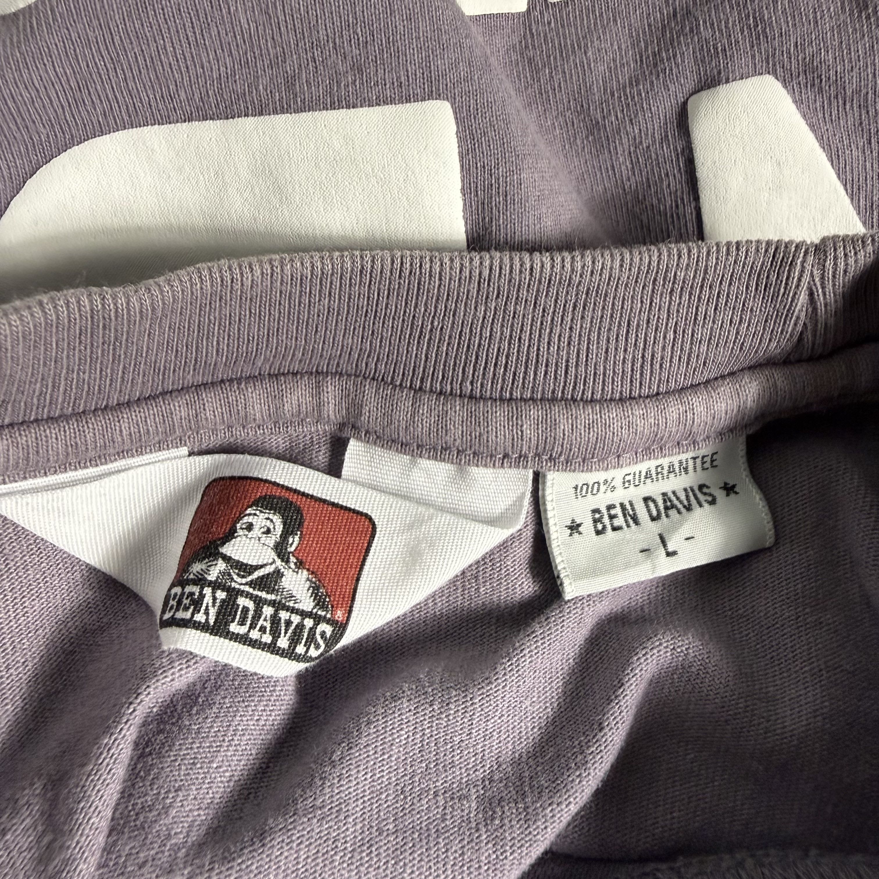 Ben Davis 🔥RARE🔥Vintage Ben Davis T-shirt Spellout Backhit Size US L / EU 52-54 / 3 - 6 Thumbnail