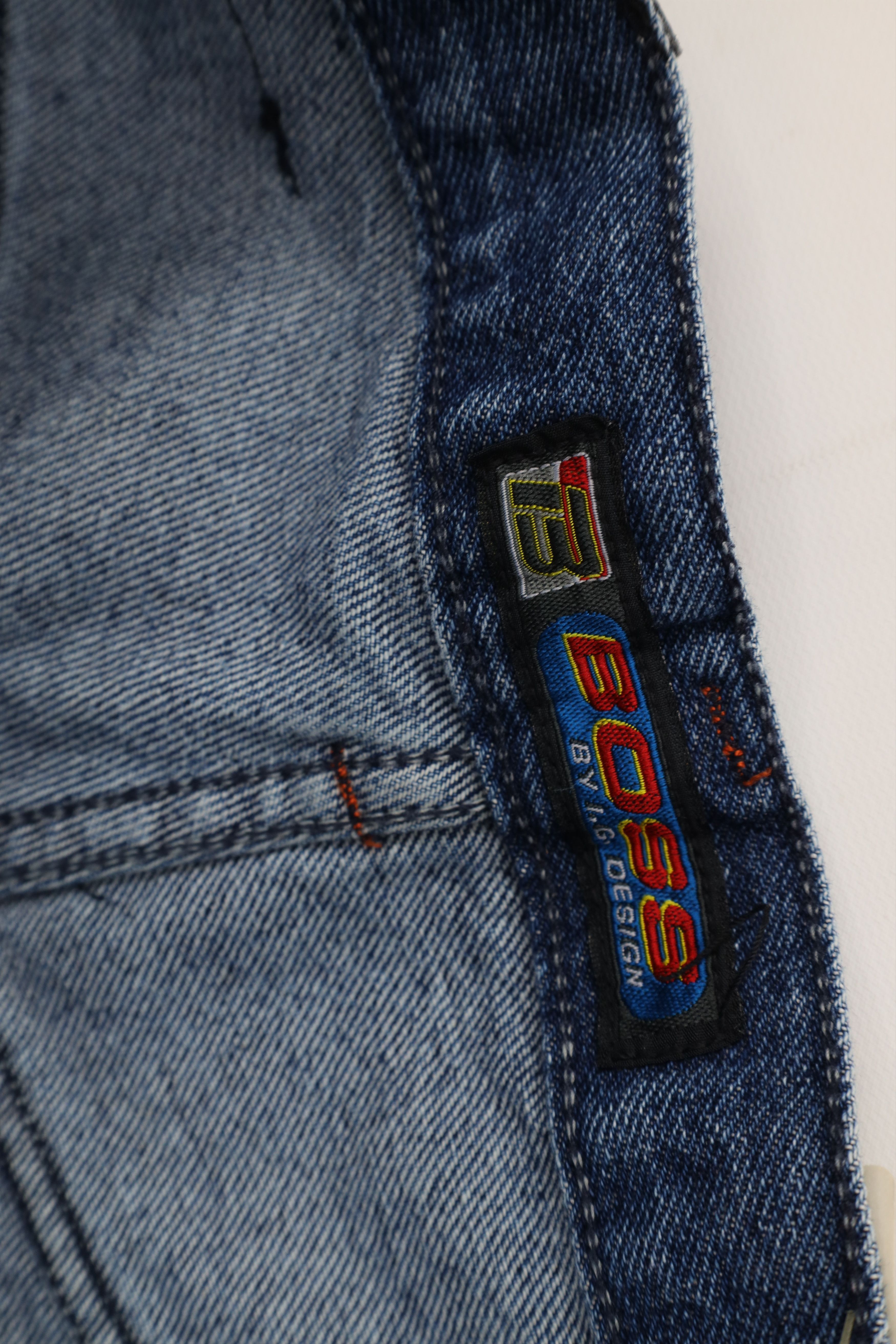 Vintage Deadstock Vintage 90s Boss Streetwear Wide Leg Jeans Size US 36 / EU 52 - 6 Thumbnail