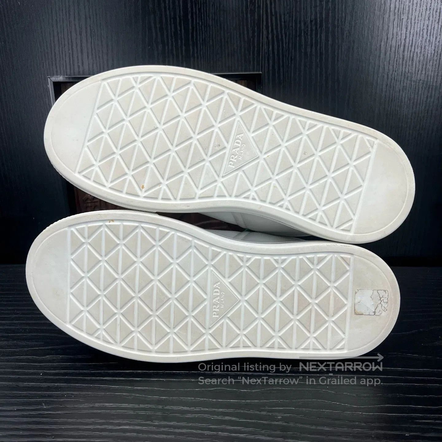 Prada Prada Macro White Sneakers. Size US 5.5 / EU 38 - 4 Thumbnail