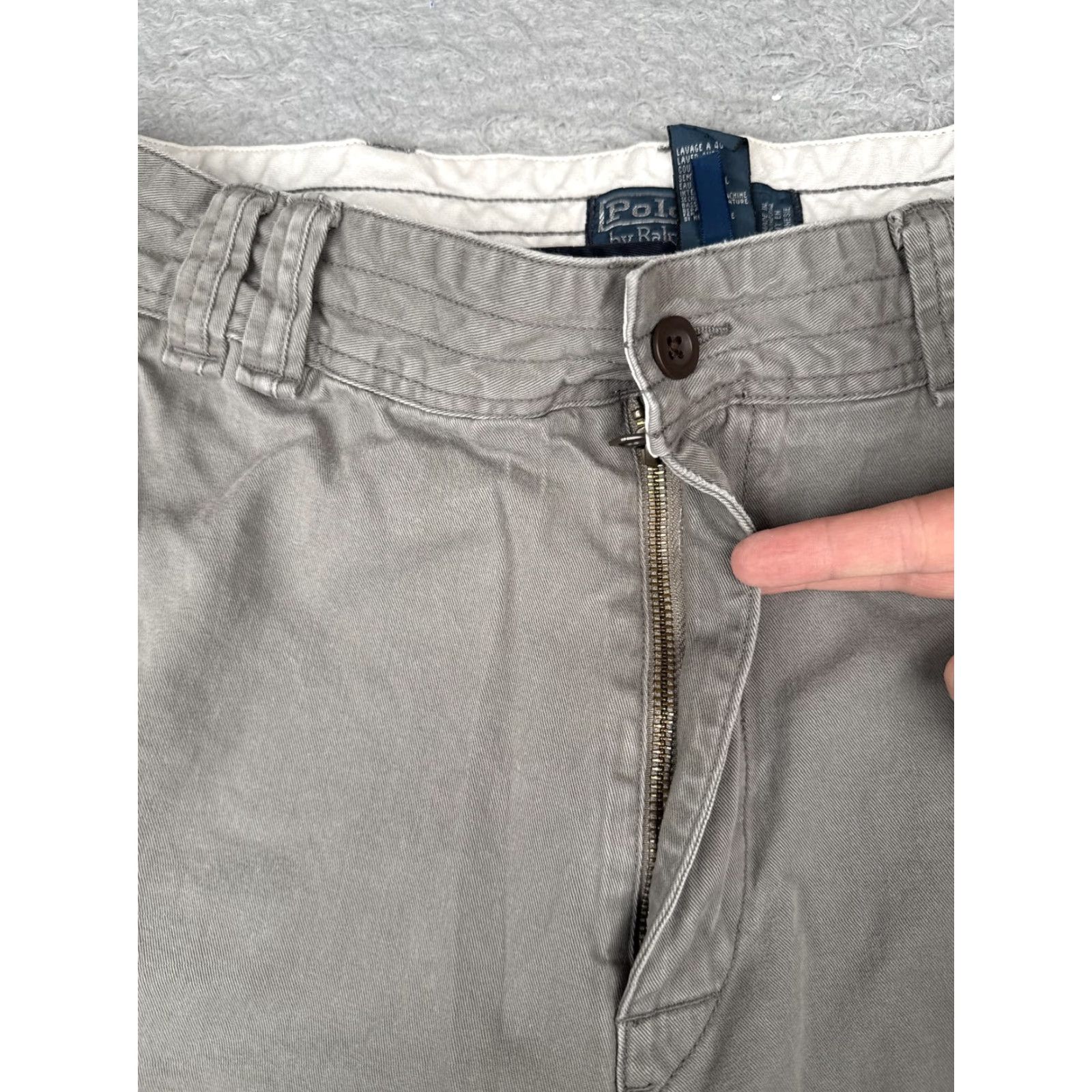 Polo Ralph Lauren Polo Ralph Lauren Cargo Shorts Mens 36 Gray Casual Utility Pockets 36x10 Summer Cotton Canvas Size US M / EU 48-50 / 2 - 6 Thumbnail